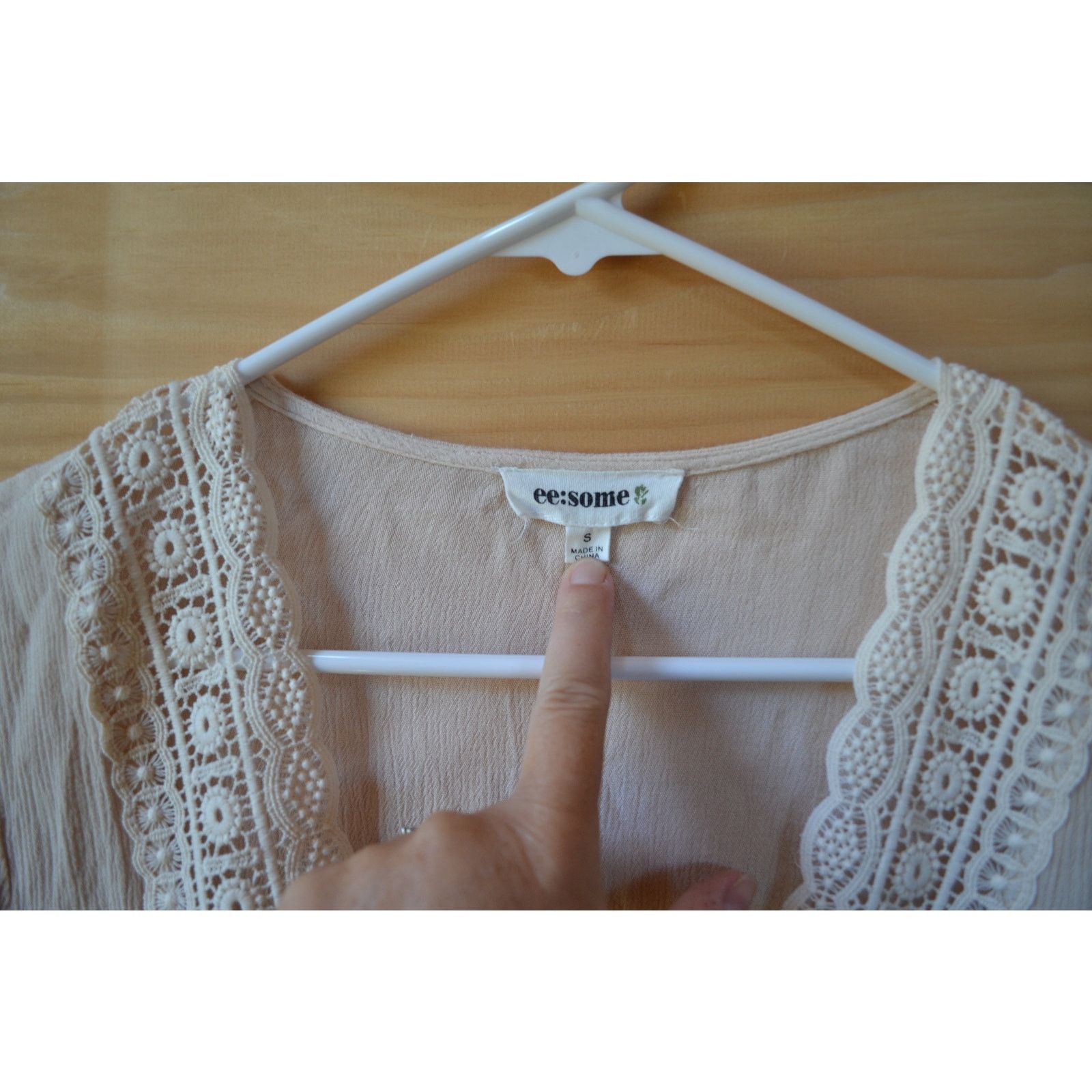 Other Cottagecore Fairy Cardigan Lace Lined with Bell Sleeves Size S / US 4 / IT 40 - 2 Thumbnail