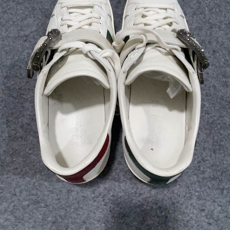 Gucci Gucci Leather Casual Fashion Sneakers -2508 Size US 9.5 / EU 42-43 - 6 Thumbnail