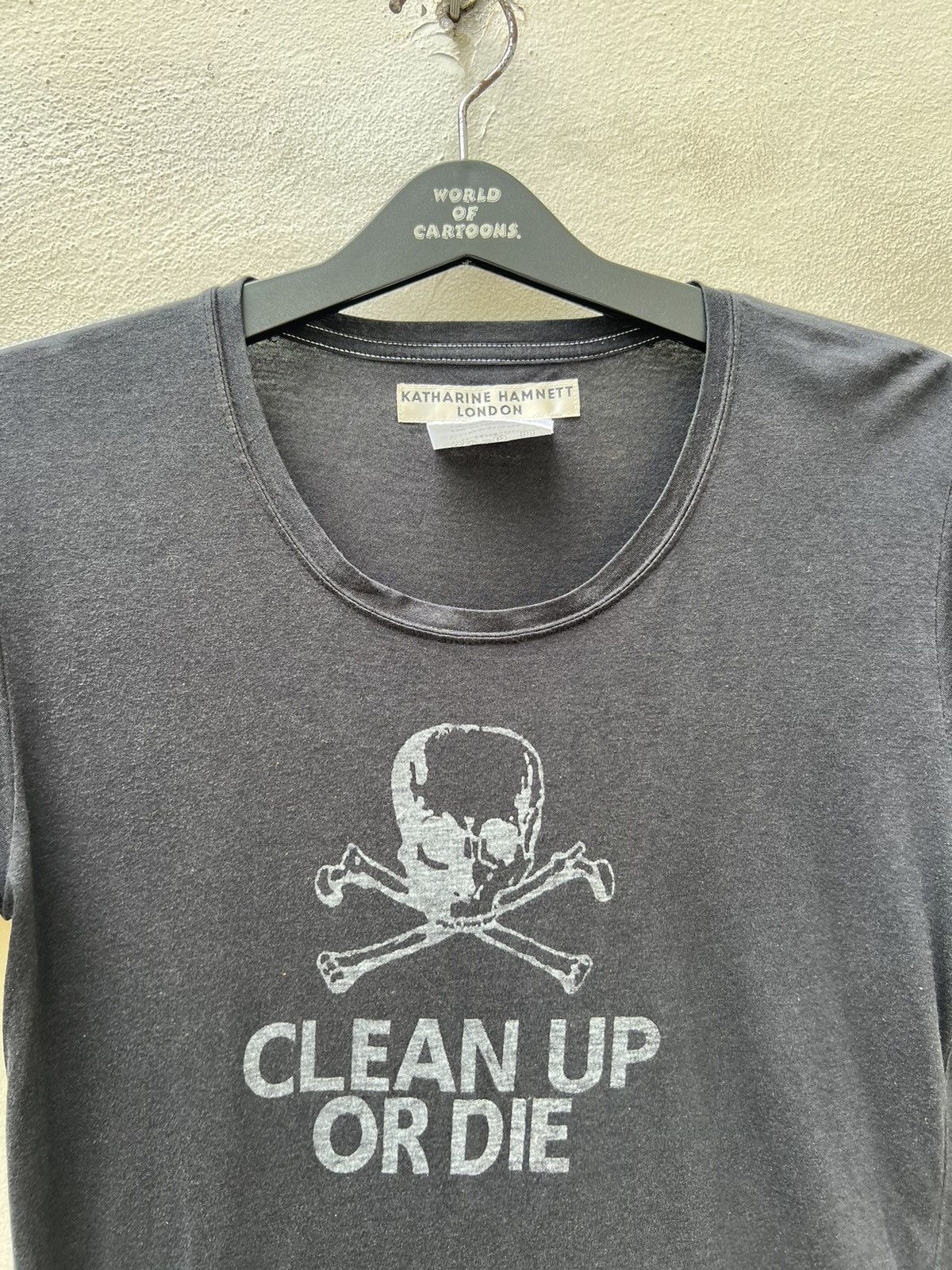 Katharine Hamnett London Vintage Katherine Hamnett London Clean Up Or Die t shirt Size US S / EU 44-46 / 1 - 6 Thumbnail
