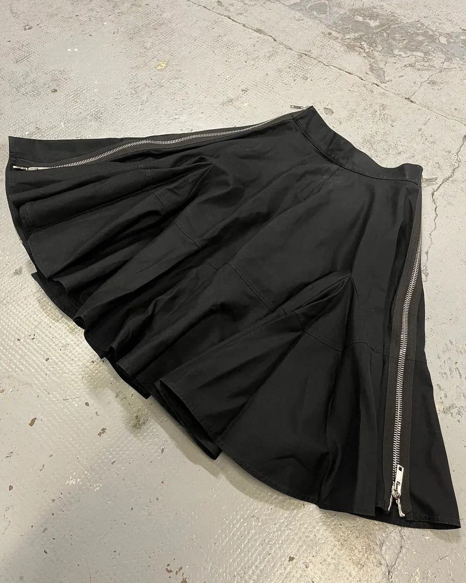 Givenchy AW2014 Givenchy Black Zipped Skirt by Riccardo Tisci Size 26" / US 2 / IT 38 - 5 Thumbnail