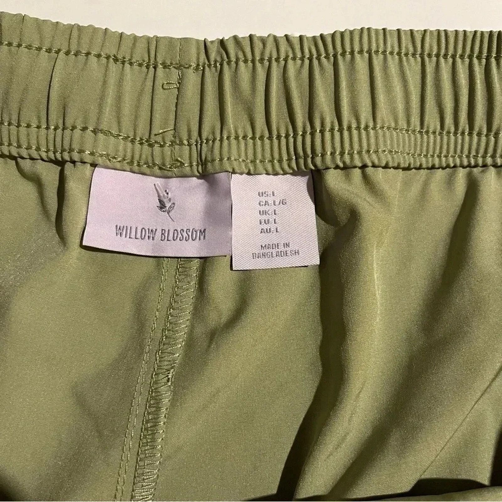 Other Willow Blossom NWT Women's Sz L Stretch Woven Active Shorts Size 30" / US 8 / IT 44 - 4 Thumbnail