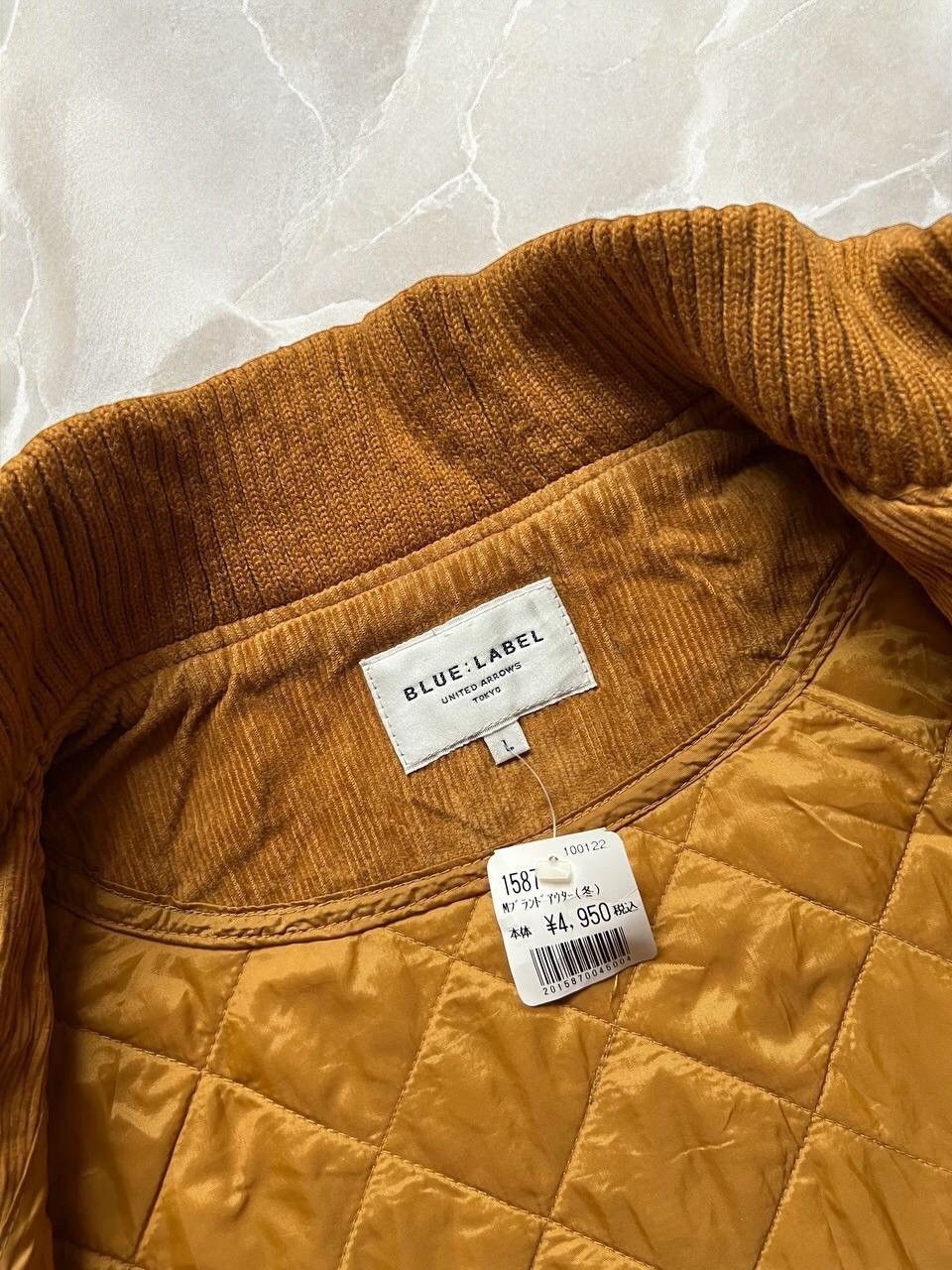 Japanese Brand BLUE BLUE LABEL CORDUROY JACKET JAPAN designer work bomber Size US M / EU 48-50 / 2 - 3 Thumbnail