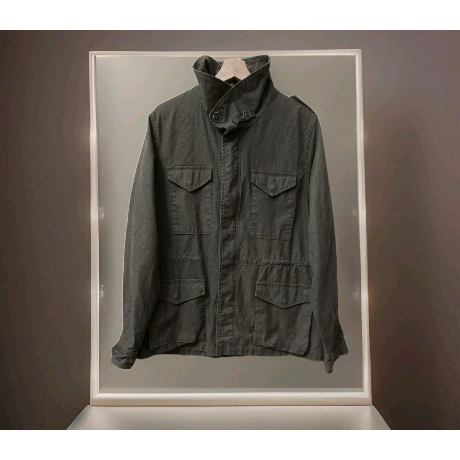 Citizens Of Humanity Citizens of Humanity Womens Military Green Distressed Jacket Size M / US 6-8 / IT 42-44 - 2 Thumbnail