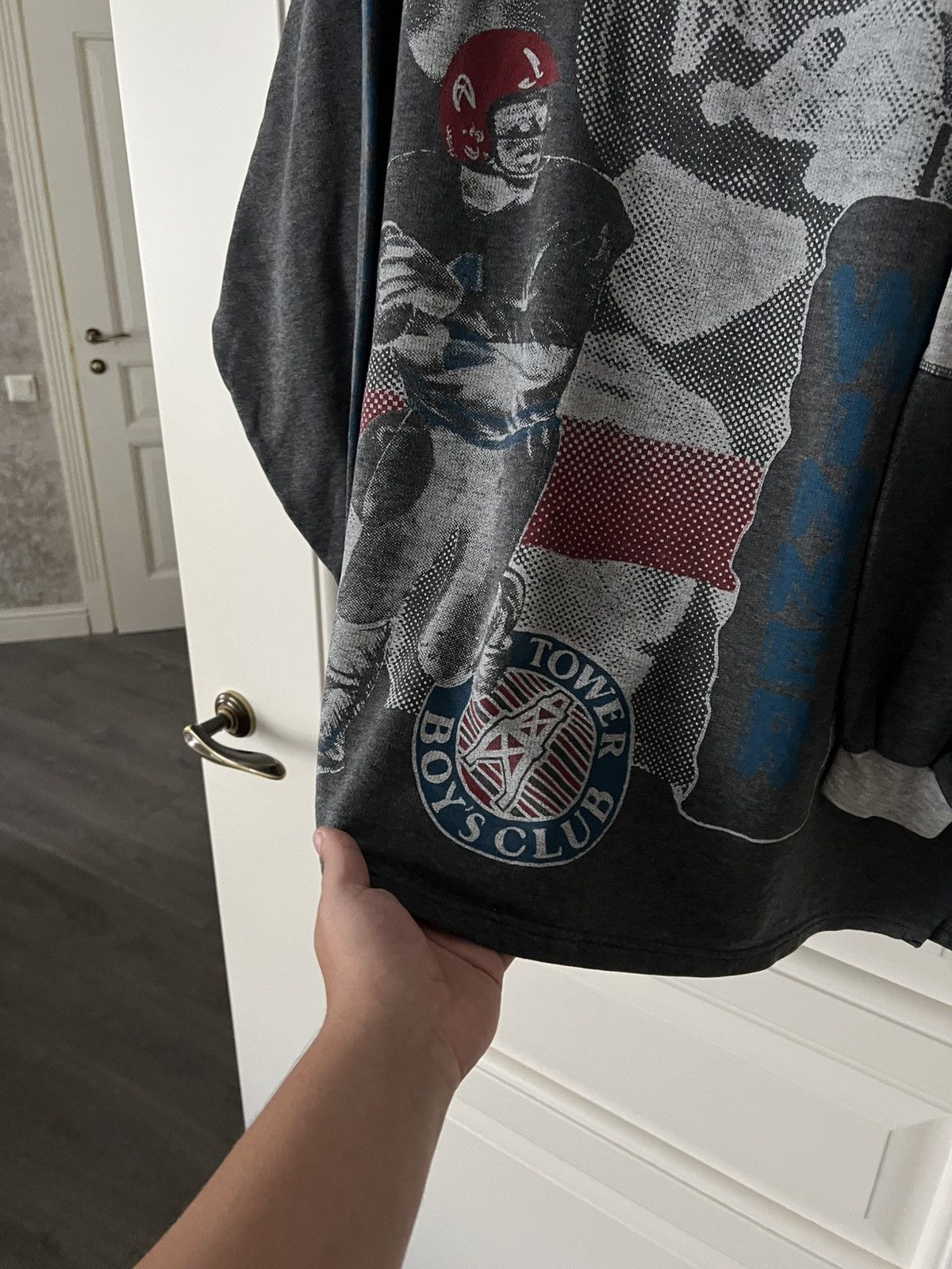 Vintage Vintage 90s Tower Boys Club Football Graphic Sweatshirt Size US XXL / EU 58 / 5 - 3 Thumbnail