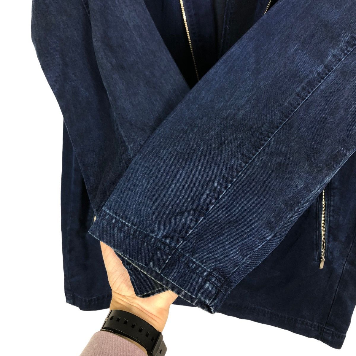 45rpm 🔥90’s Indigo Denim Jacket Blue Blue Japan Simple Life Size US M / EU 48-50 / 2 - 13 Thumbnail