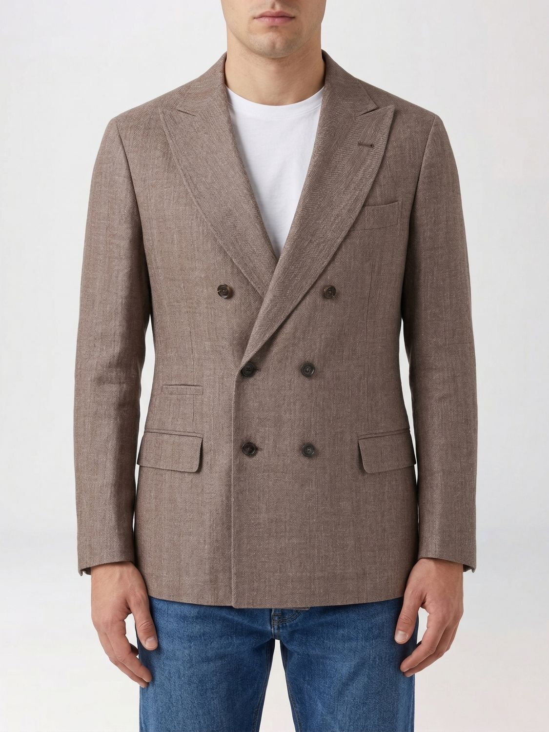 Brunello Cucinelli Brunello Cucinelli Jacket Men Beige Size US XL / EU 56 / 4 - 1 Thumbnail