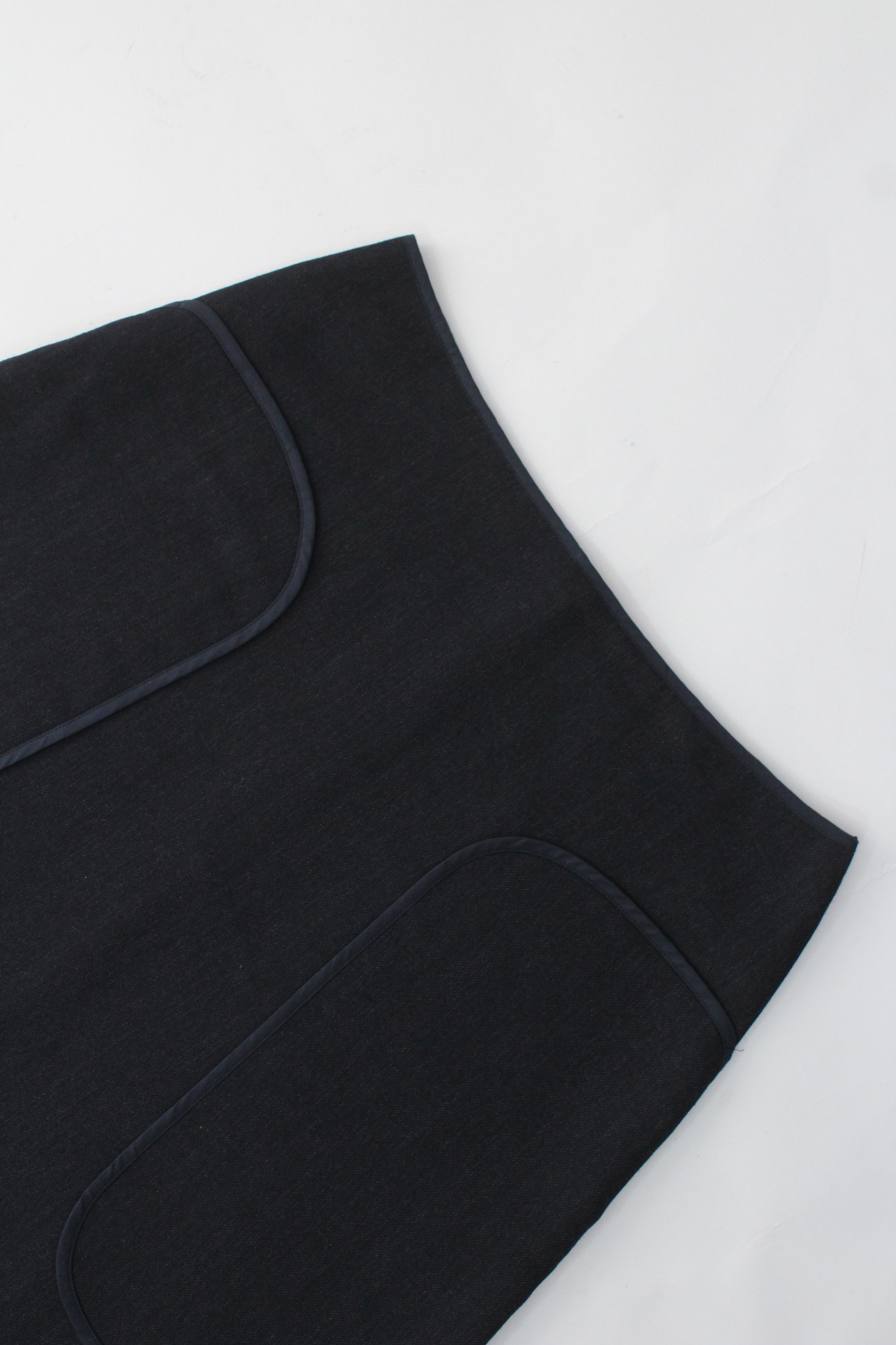 SOFIE D'HOORE Sofie D'Hoore 100% Wool Panel Midi Skirt Ink Blue Size 38 Size 26" / US 2 / IT 38 - 2 Thumbnail