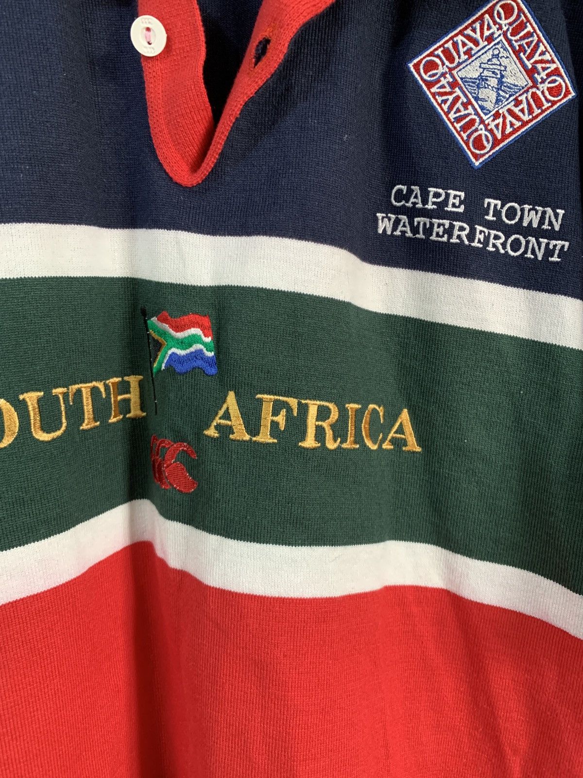 Canterbury of New Zealand × Vintage South Africa Vintage Rugby Union Shirt Canterbury Retro XL Size US XL / EU 56 / 4 - 6 Thumbnail
