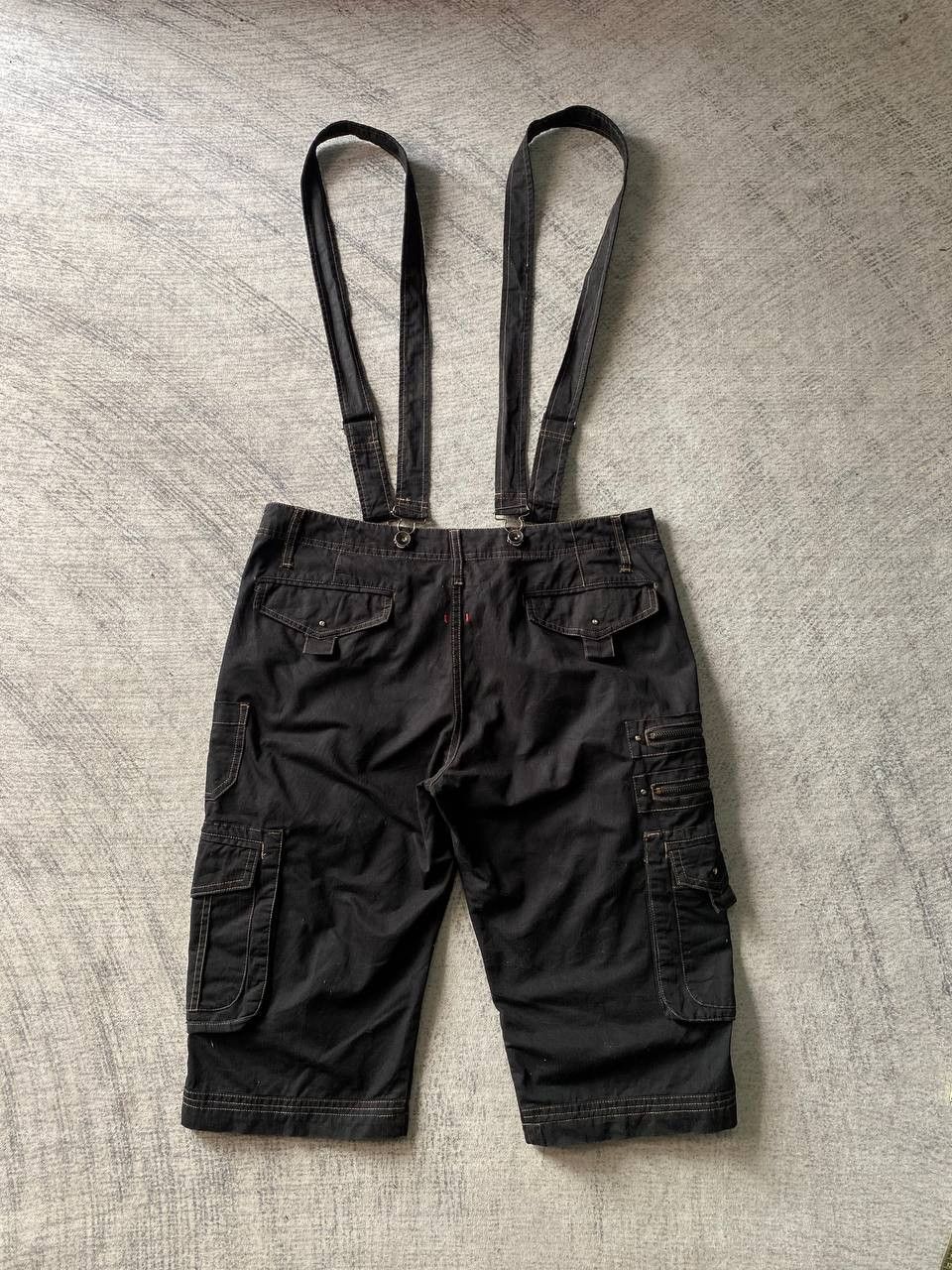 semanticdesign Semantic Design Japan Tactical Cargo Shorts With Suspenders Size US 34 / EU 50 - 4 Thumbnail