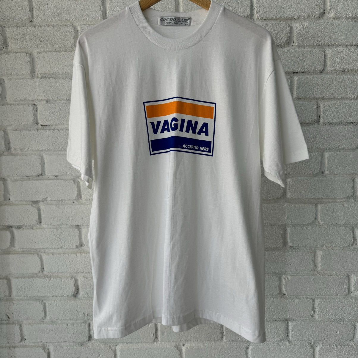 Vintage Vagina Accepted Here Tee Size US L / EU 52-54 / 3 - 1 Thumbnail