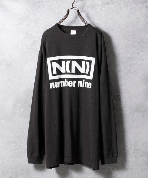 Number (N)ine NUMBER NINE Black Long Sleeve T-Shirt | Grailed