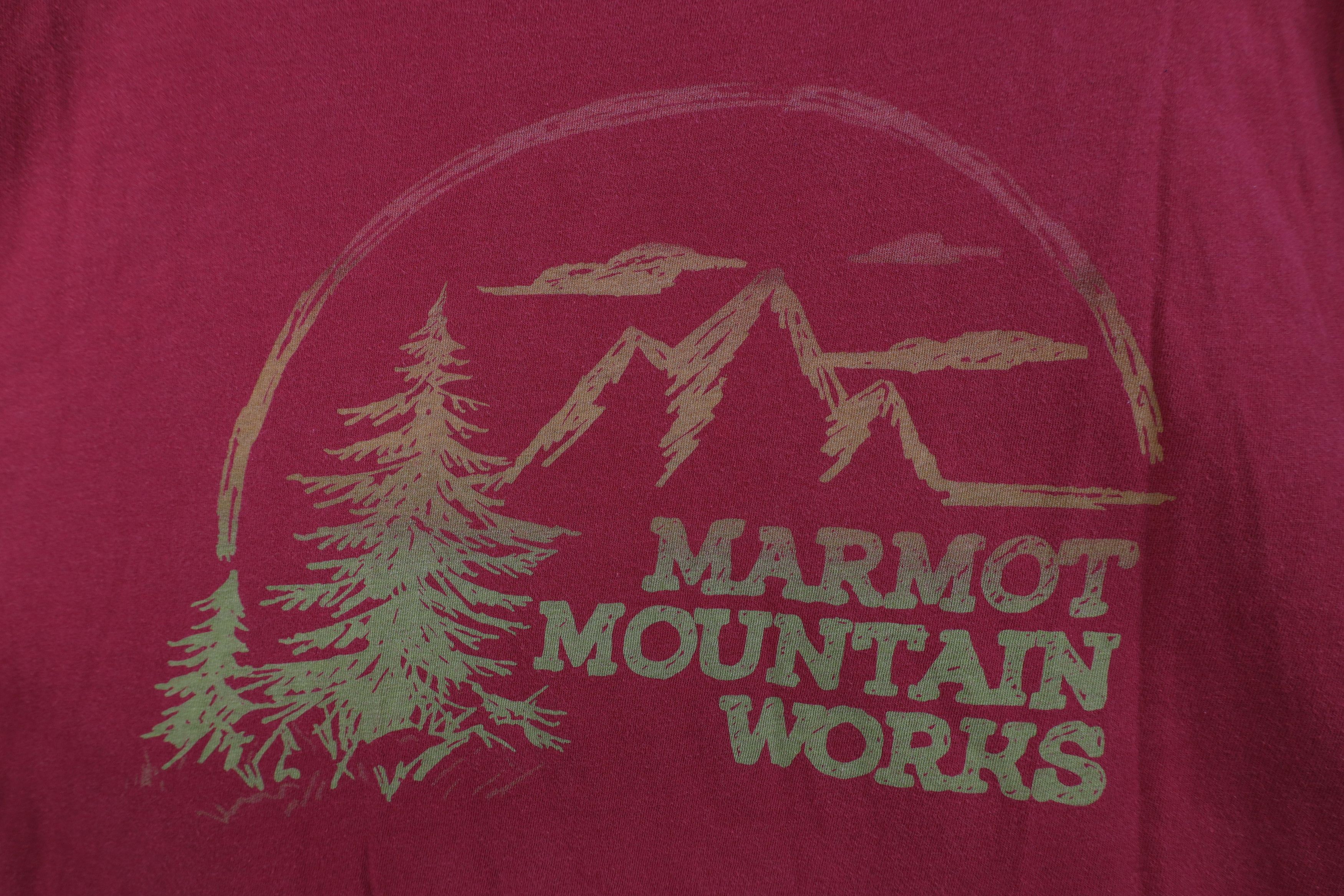 Marmot Marmot Spell Out Mountain Works Hiking Trekking T-Shirt Size US L / EU 52-54 / 3 - 4 Thumbnail