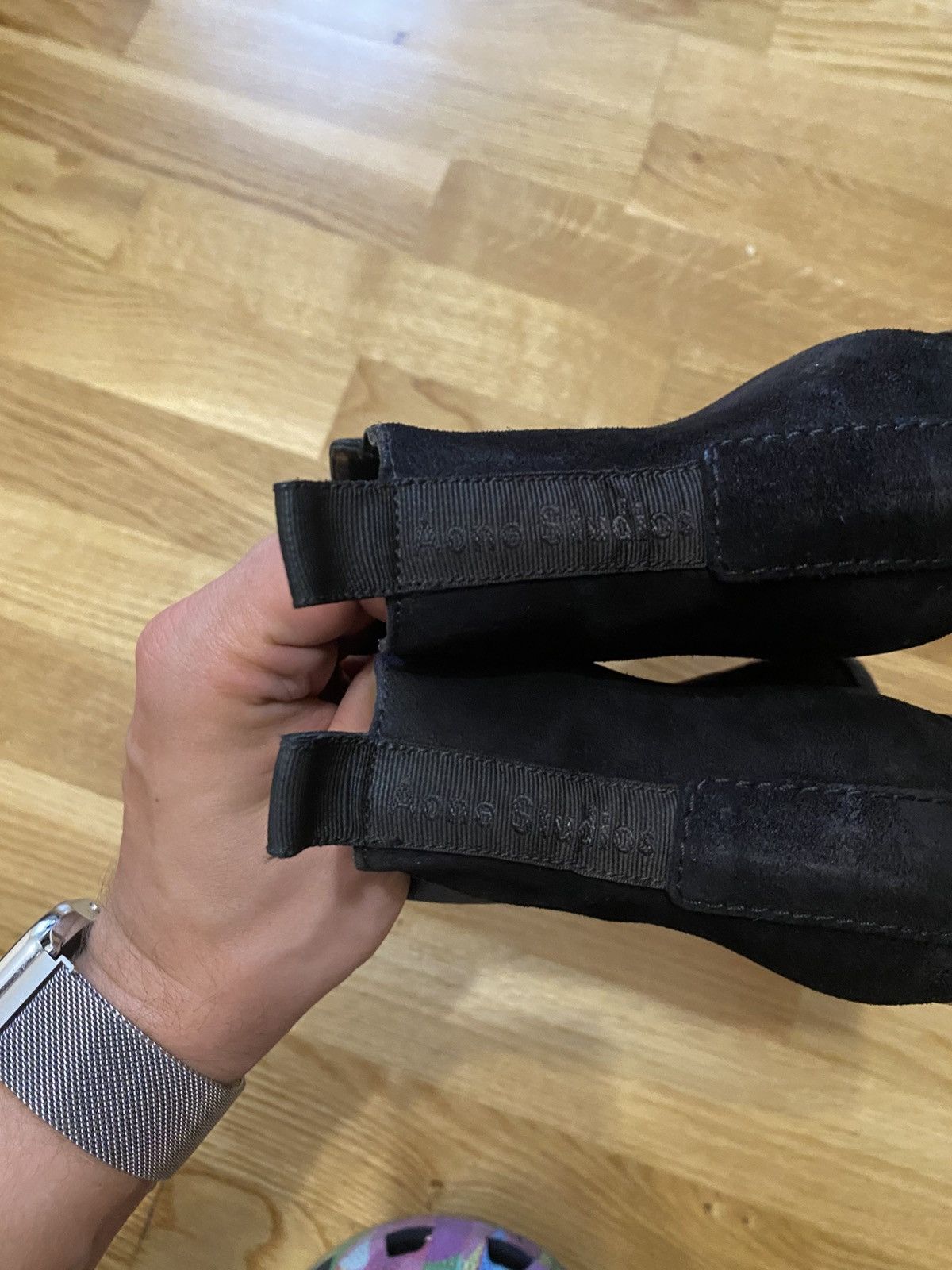 Acne Studios Acne Studios Womens Jensen Booties Black Suede Size 39 Size US 8 / IT 38 - 8 Thumbnail