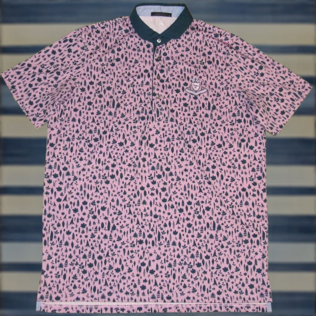 Vintage Greyson Pink Polo Shirt Port Marnock Golf Club Large Shirt Men L Pink Port Marnock Golf Club Large Greyson Polo Size US L / EU 52-54 / 3 - 1 Thumbnail
