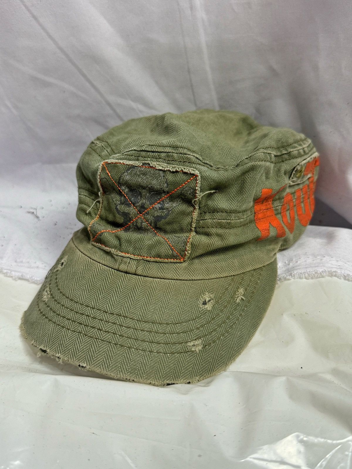 If Six Was Nine × Japanese Brand × PPFM Cadet Hats Skulls Koutake Distressed Ifsix goa lgb style Size ONE SIZE - 1 Thumbnail