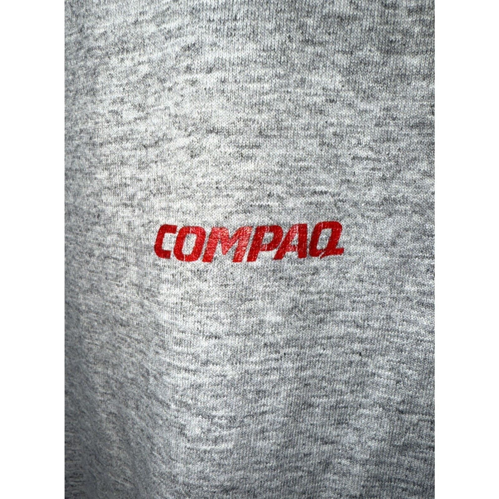 Vintage VINTAGE Best T-Shirt USA Mens XL Gray VTG COMPAQ Inteeligent Manager SINGLE STITCH BEST tee Mens XL USA Shirt Short Sleeve Regular Fit Size US XL / EU 56 / 4 - 6 Thumbnail