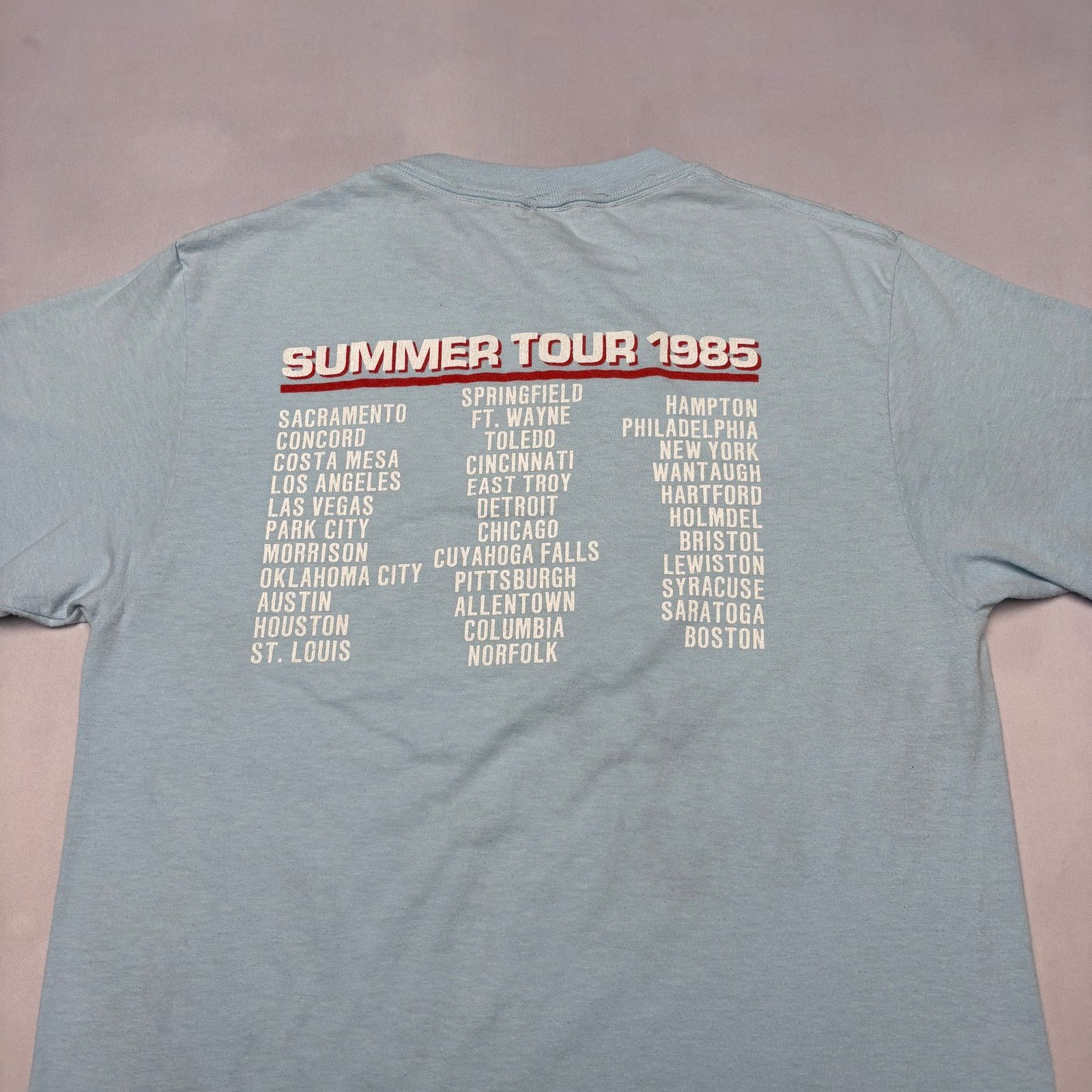 Vintage Vintage 80s Crosby Stills and Nash 1985 Summer Tour Shirt Size US S / EU 44-46 / 1 - 4 Thumbnail