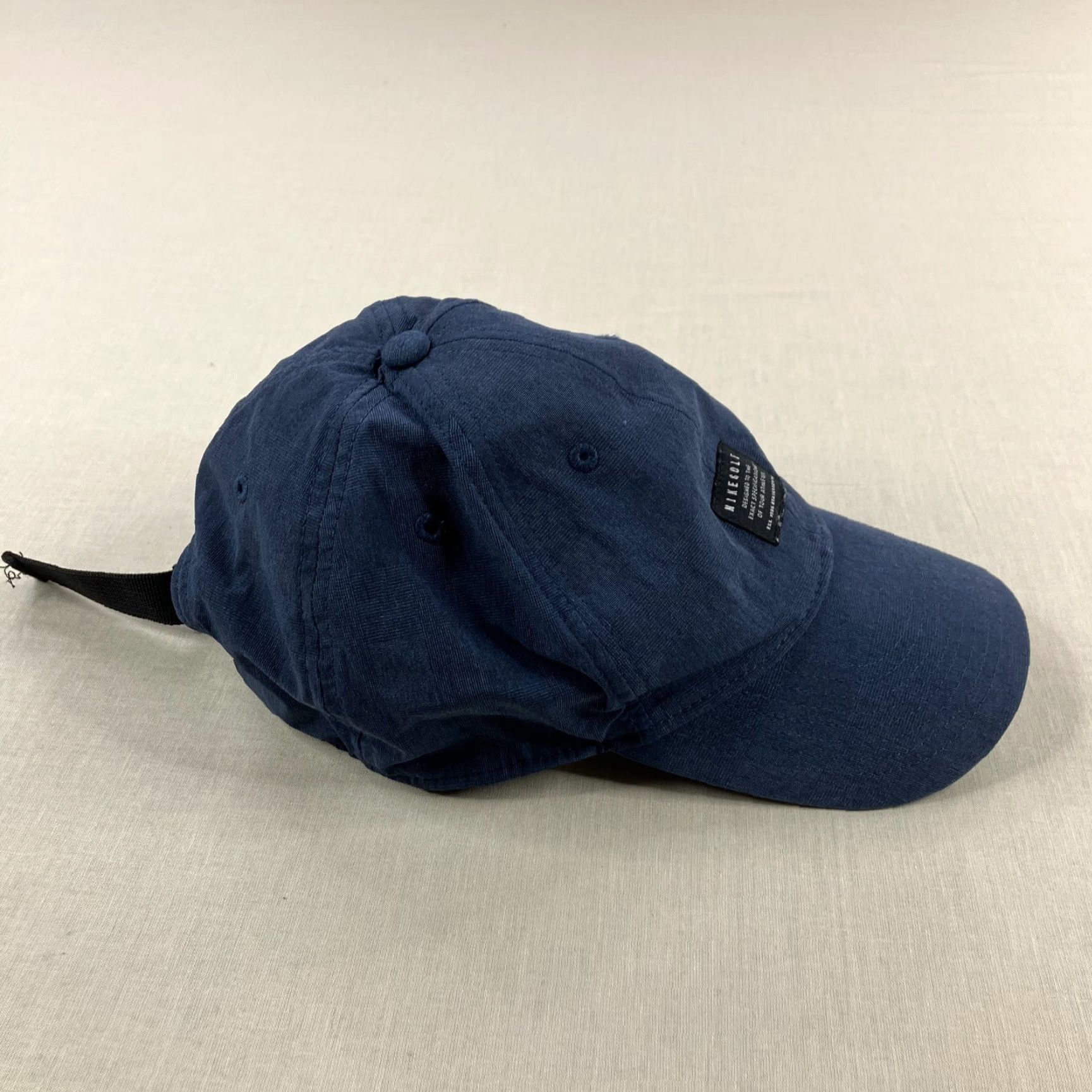 Nike VINTAGE Nike Hat Mens Strapback Blue Golf Legacy Dri Fit Performance Dad Cap Lightweight Size ONE SIZE - 5 Thumbnail