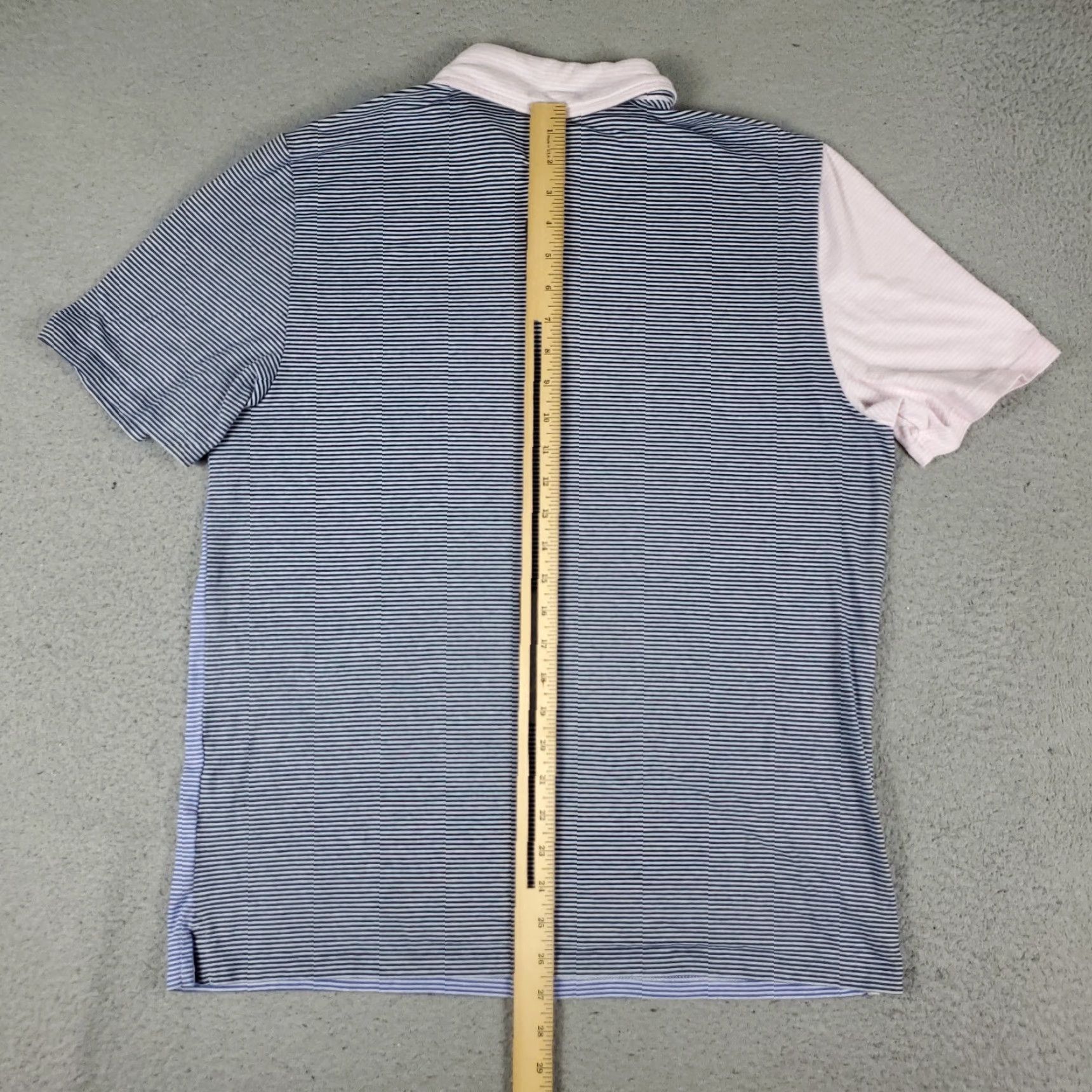 Vineyard Vines VINTAGE Vineyard Vines Polo Shirt Men Medium Blue Pink Stripe All Seasons Casual Short Sleeve Men's Size US M / EU 48-50 / 2 - 4 Thumbnail