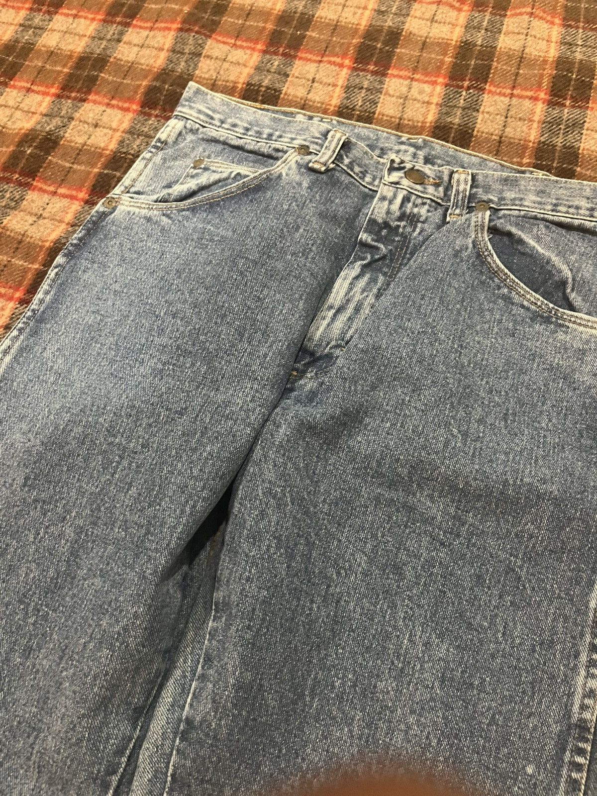Levi's × Vintage × Wrangler Vintage 90’s made in USA Deadstock Wrangler Relaxed fit jean Size US 33 - 3 Thumbnail