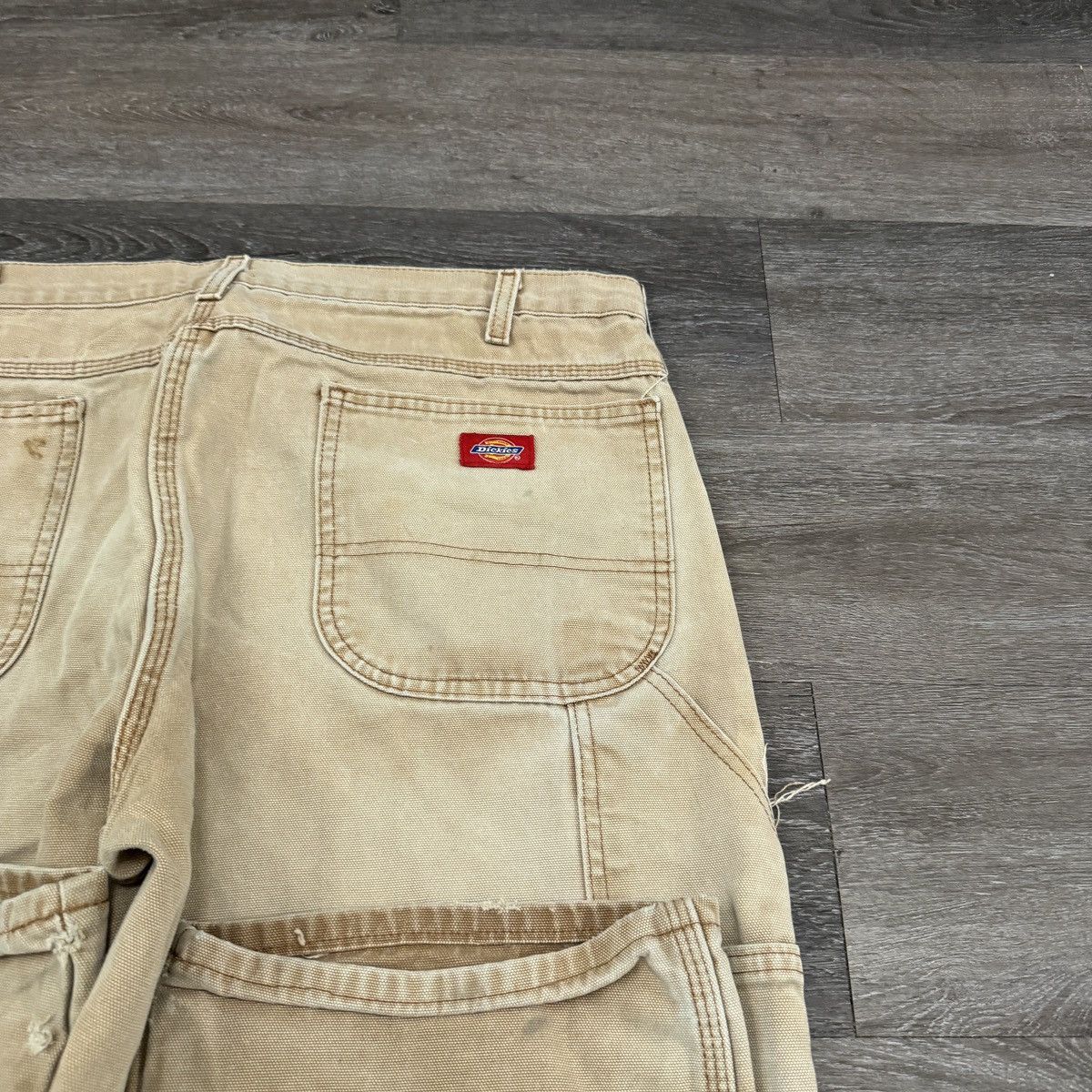 Dickies × StraightFaded × Vintage Vintage 90s sunfaded dickies carpenter baggy pants Size US 38 / EU 54 - 3 Thumbnail