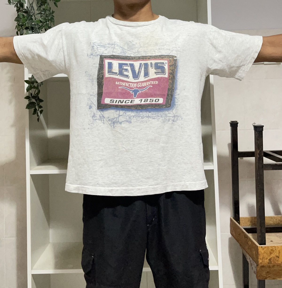 Levi's Vintage Clothing Vintage Levis Crop Top Style Size US M / EU 48-50 / 2 - 7 Thumbnail