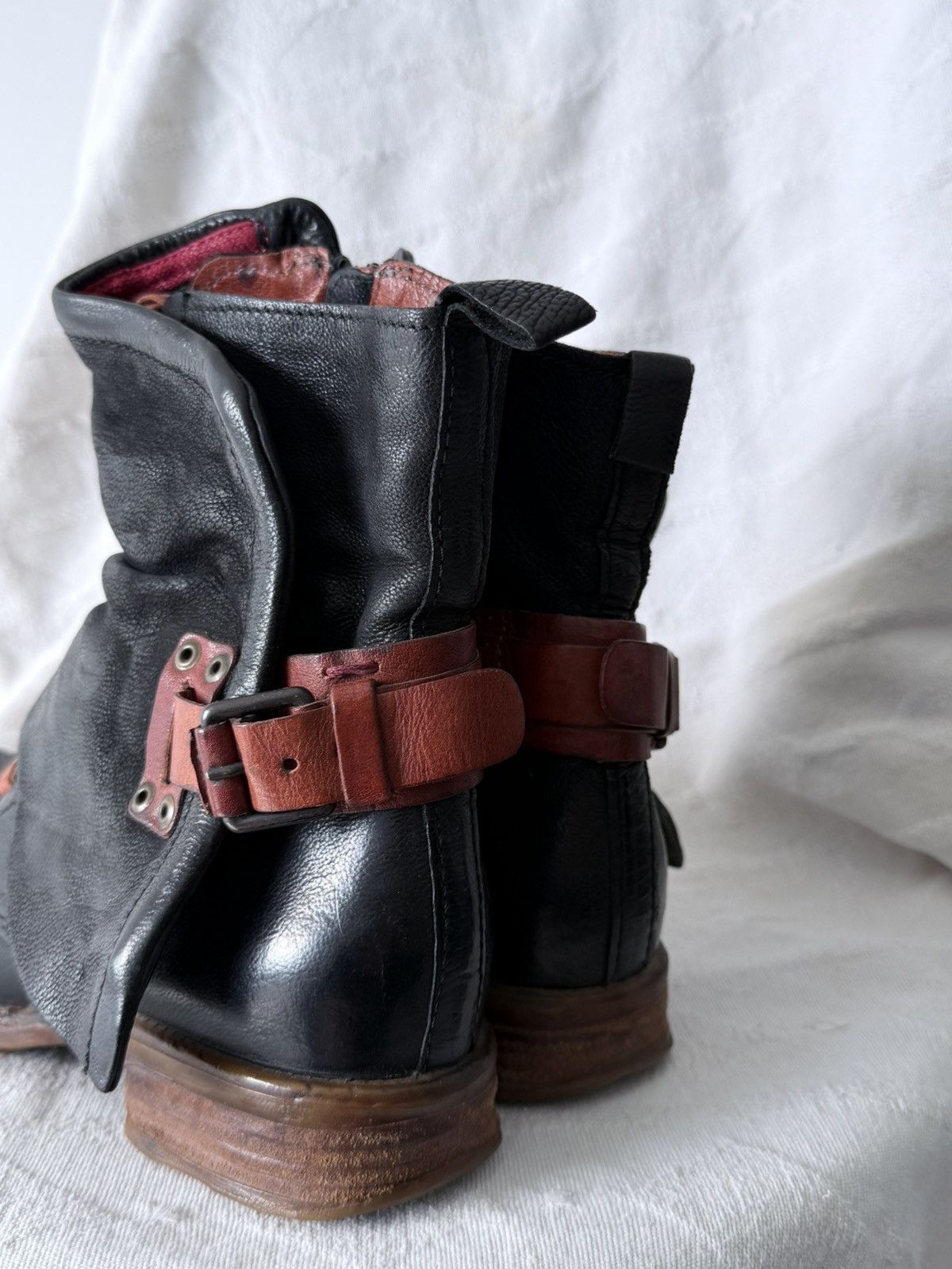 A.S.98 Avant Garde A.S. 98 14th Addiction Style Leather Boots Size US 7 / EU 40 - 6 Thumbnail