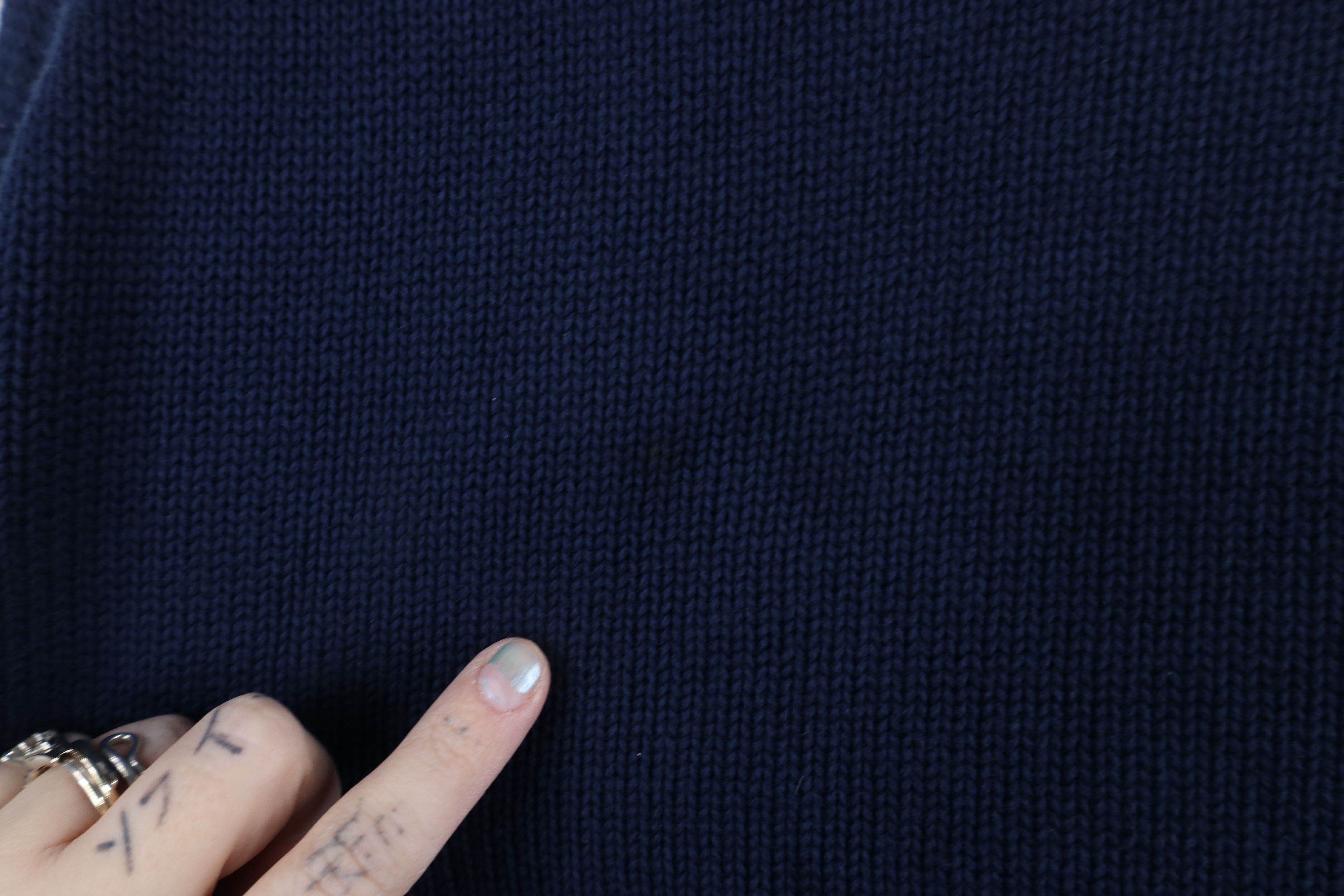 Lands' End × Vintage Vintage 90s Lands End Oversized Cotton Knit Sweater USA Size US L / EU 52-54 / 3 - 8 Thumbnail