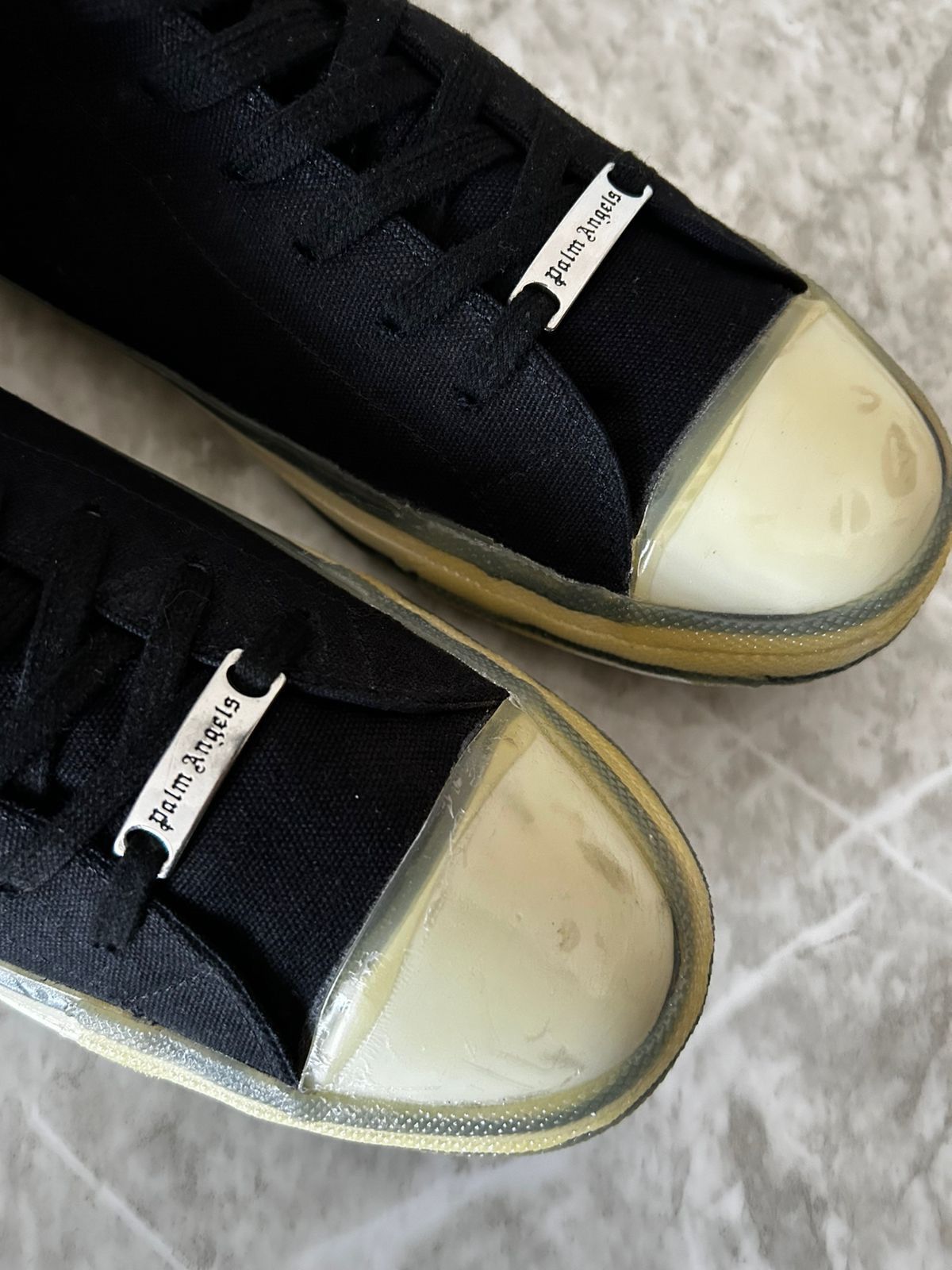Palm Angels Palm Angels sneakers vulcanized high top black canvas Size US 9.5 / EU 42-43 - 5 Thumbnail