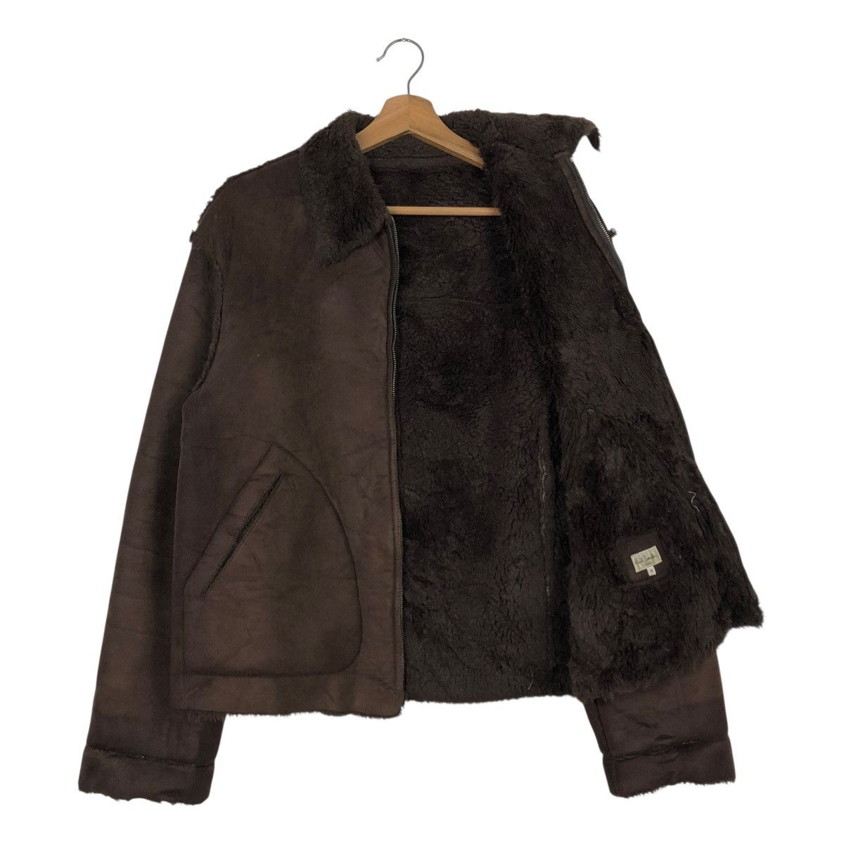 Paul Smith 🔥VINTAGE SHEARLING BIKER JACKET BLANKET PAUL SMITH MINK FUR Size US M / EU 48-50 / 2 - 13 Thumbnail