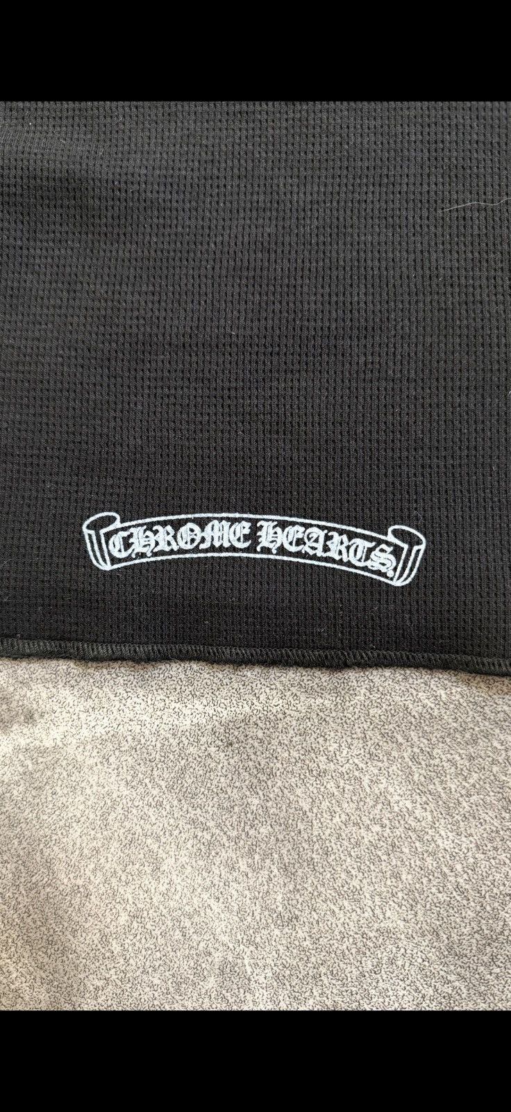 Chrome Hearts Chrome Hearts Scroll Logo Long-Sleeve Thermal Size US L / EU 52-54 / 3 - 5 Thumbnail