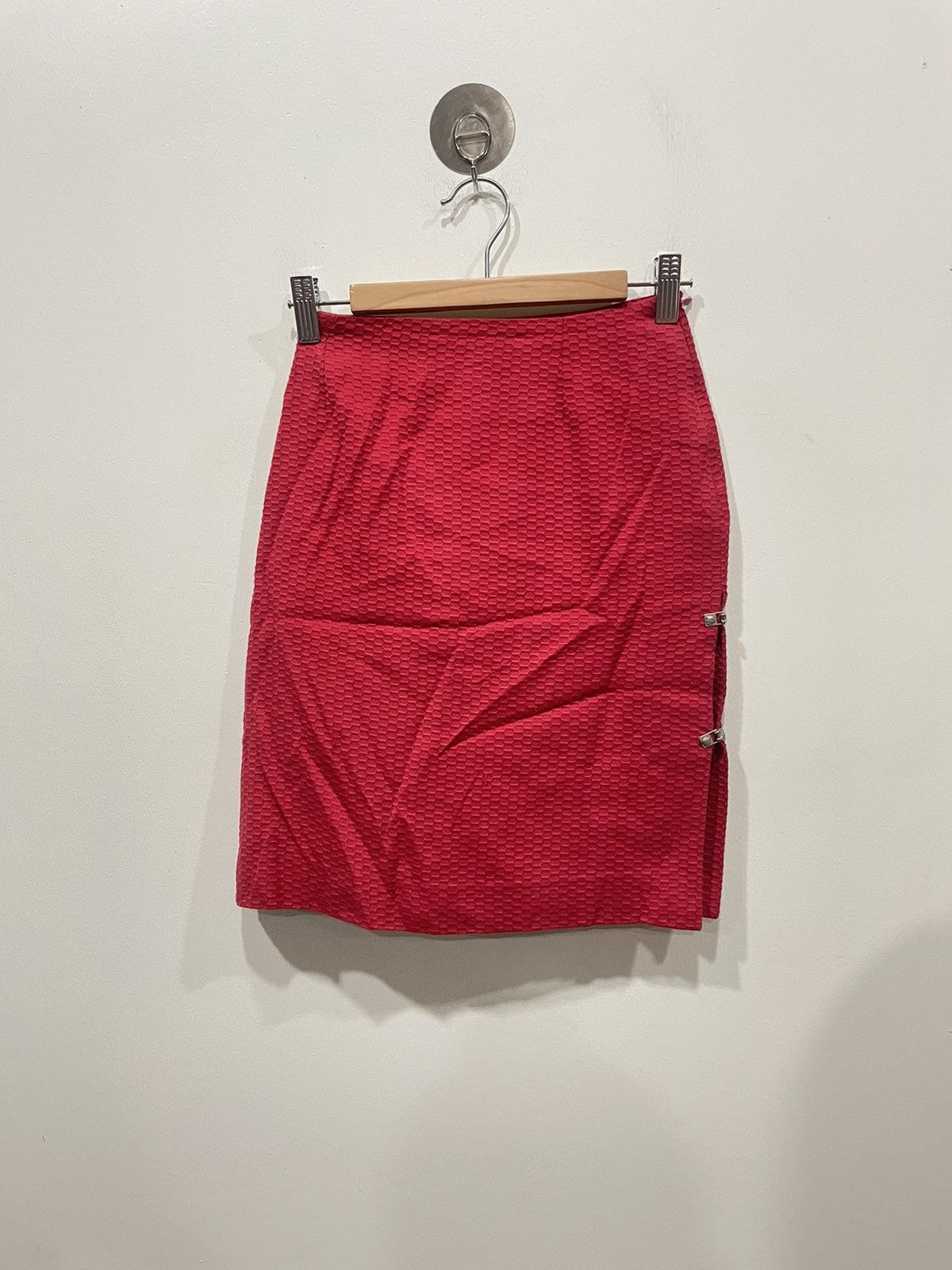 Versace Versace Red Mini Skirt Size 23" - 1 Thumbnail