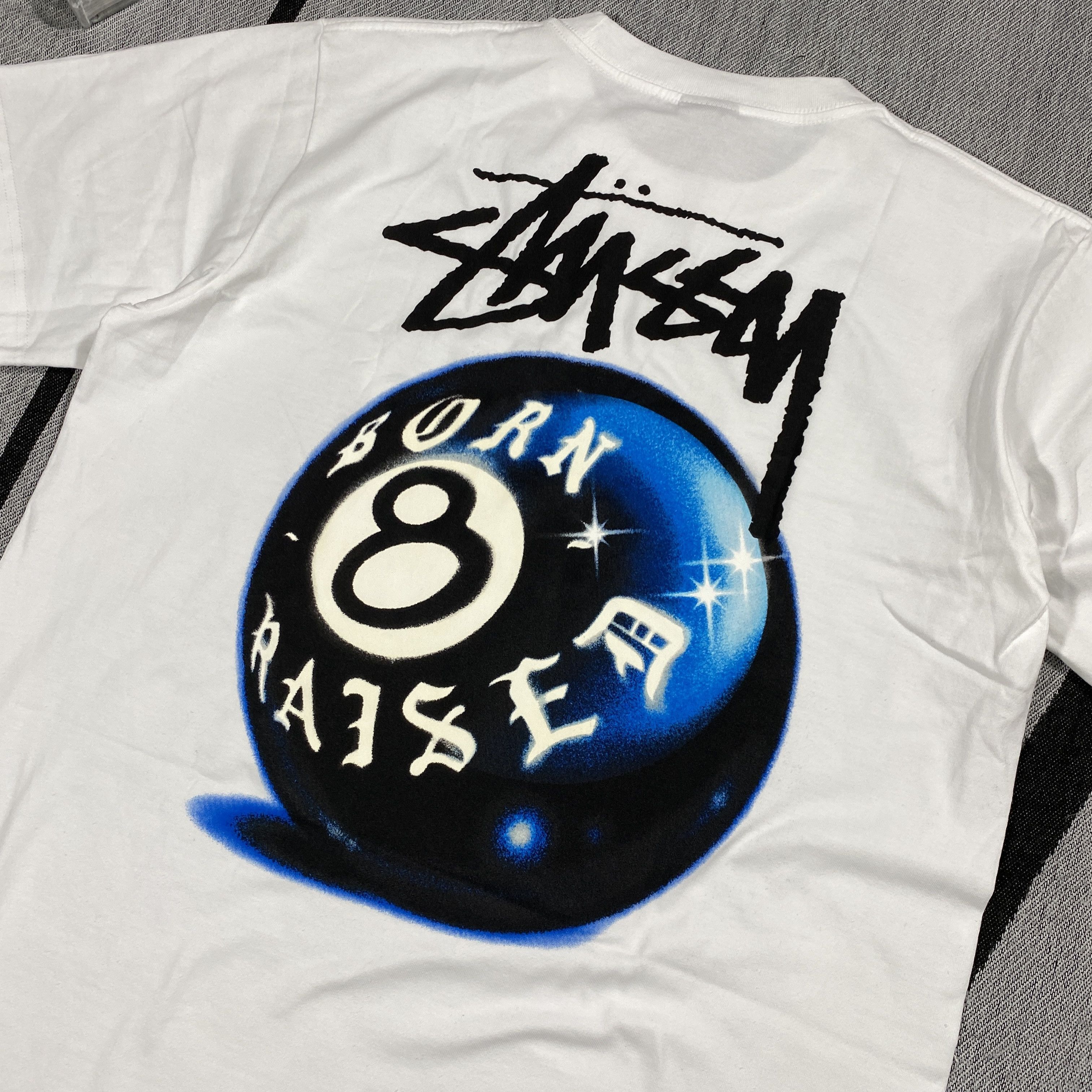 Born X Raised × Stussy Stussy BxR 8Ball Tee Medium Size US M / EU 48-50 / 2 - 2 Thumbnail