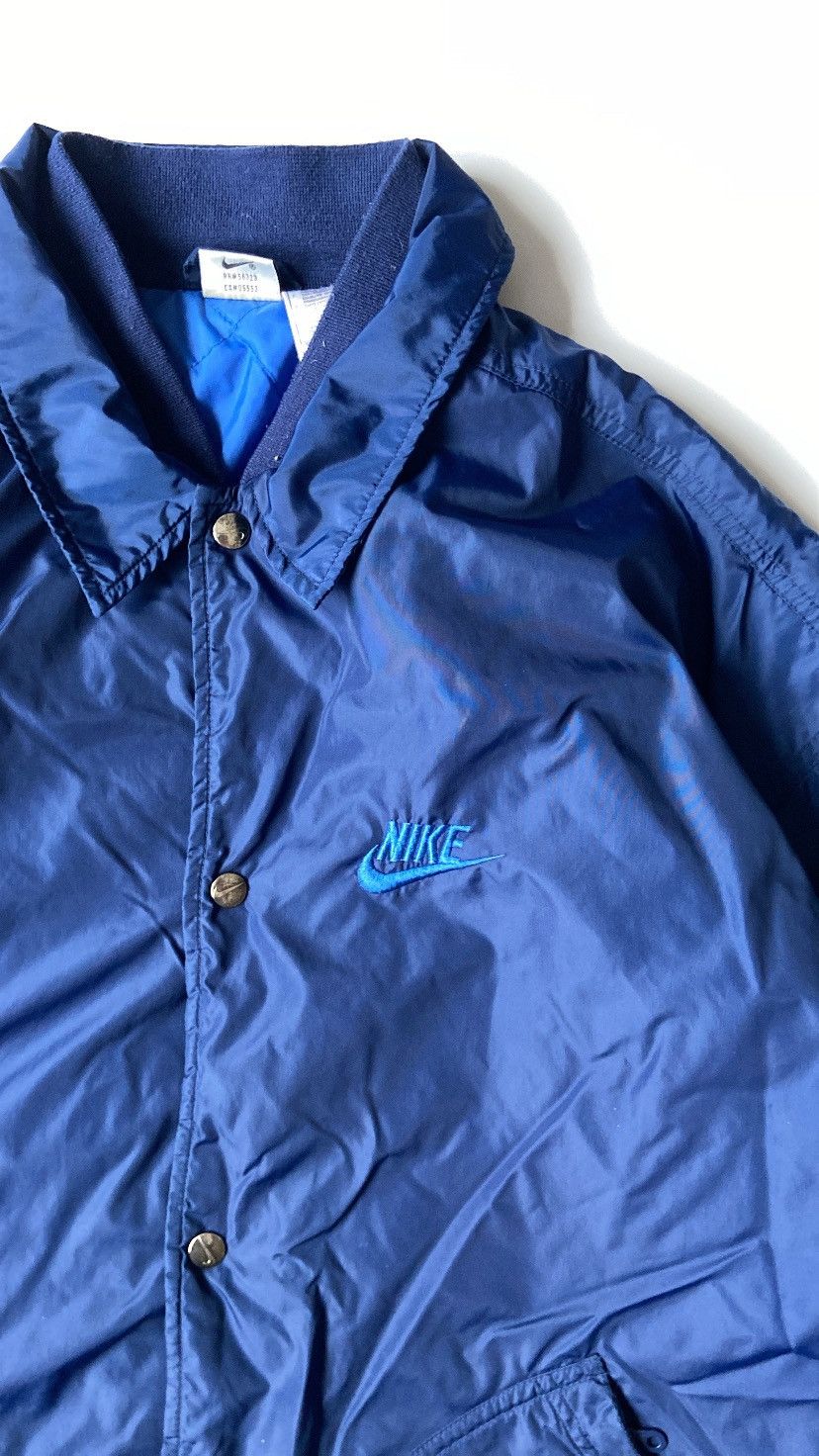 Nike Nike vintage big swoosh button-up bomber jacket Size US L / EU 52-54 / 3 - 6 Thumbnail
