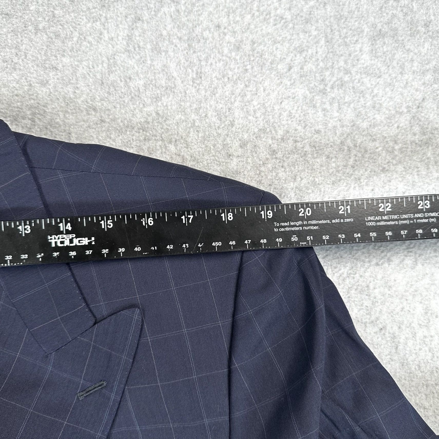Ermenegildo Zegna Ermenegildo Zegna Blazer Sport Coat Mens 40 Blue Wool Double Breasted Italy Size 40R - 3 Thumbnail