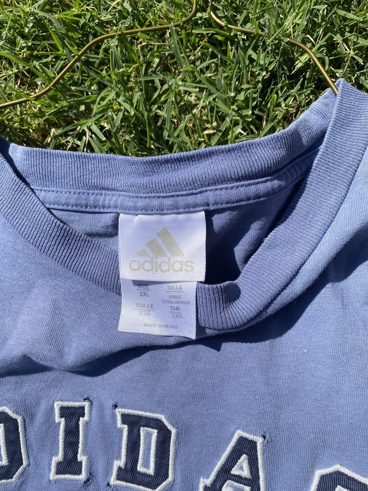 Adidas × Vintage Vintage Adidas T-shirt Size US XXL / EU 58 / 5 - 2 Thumbnail