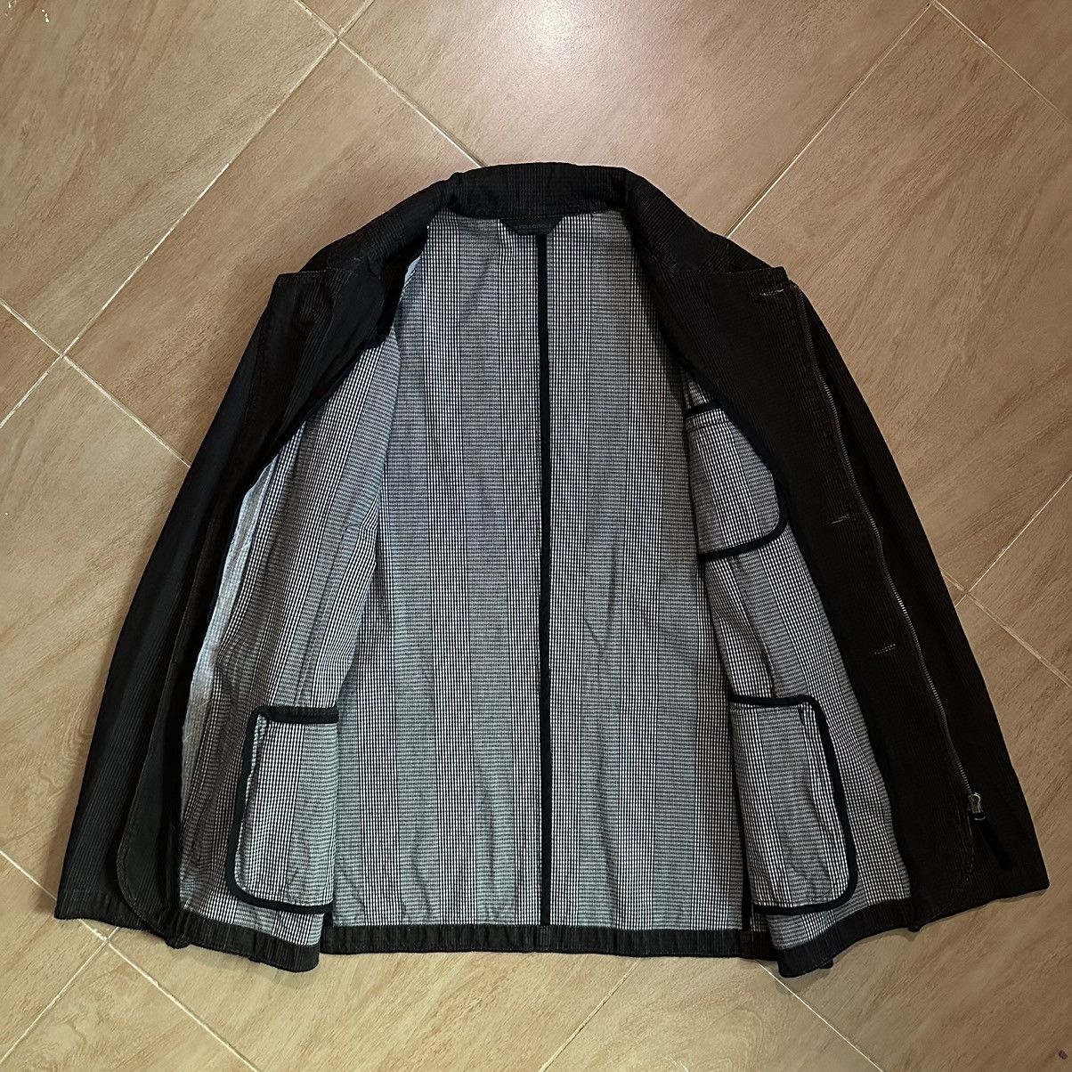Designer × Full Circle × Japanese Brand Fullcircle Zip up/ button up blazer Size 42R - 6 Thumbnail