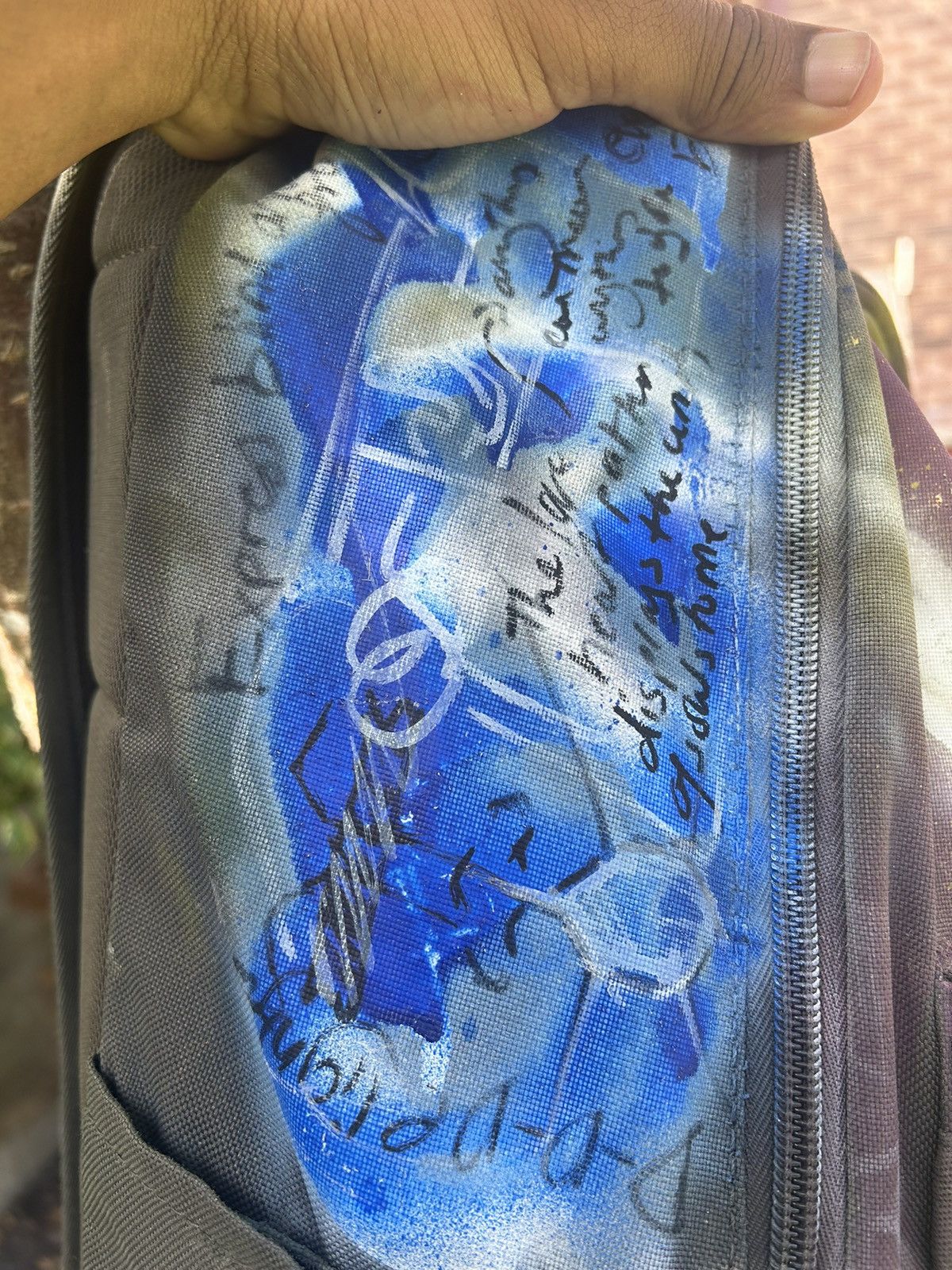 Nike Nike Airmax Custom Painted Backpack Size ONE SIZE - 9 Thumbnail