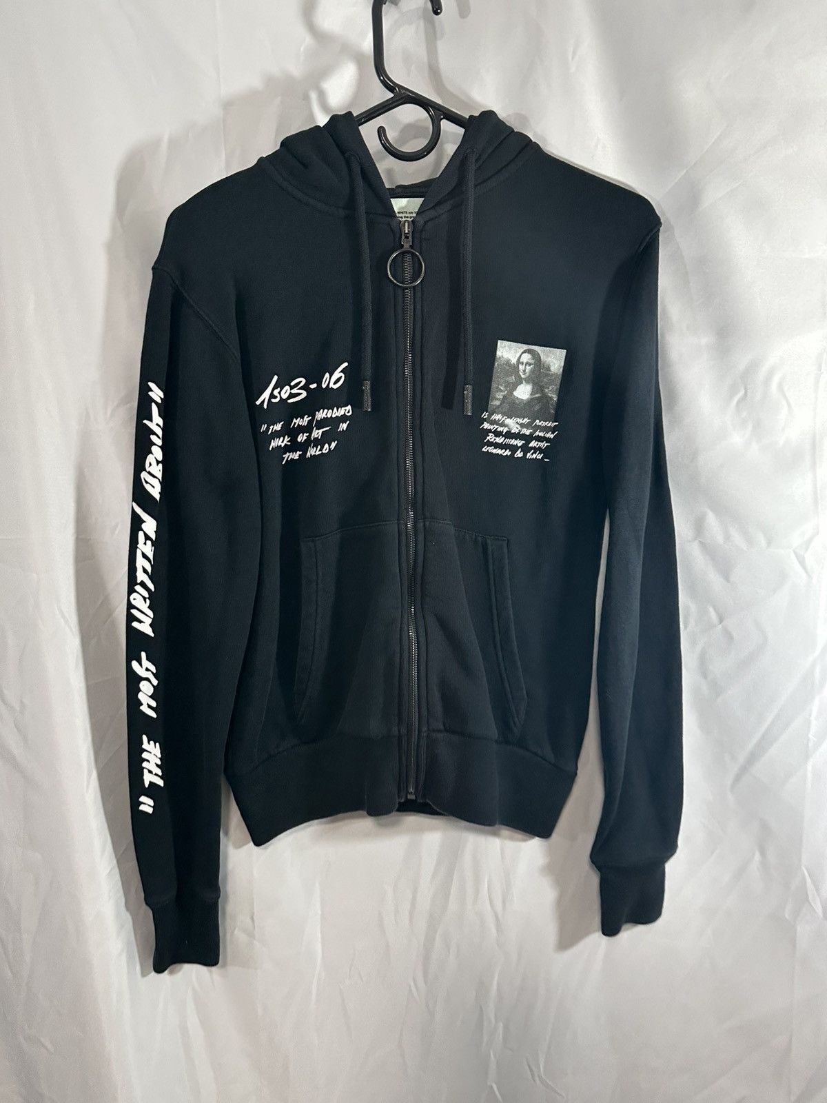 Off-White Off white Hoodie zip Mona Lisa Size US XXS / EU 40 - 2 Thumbnail