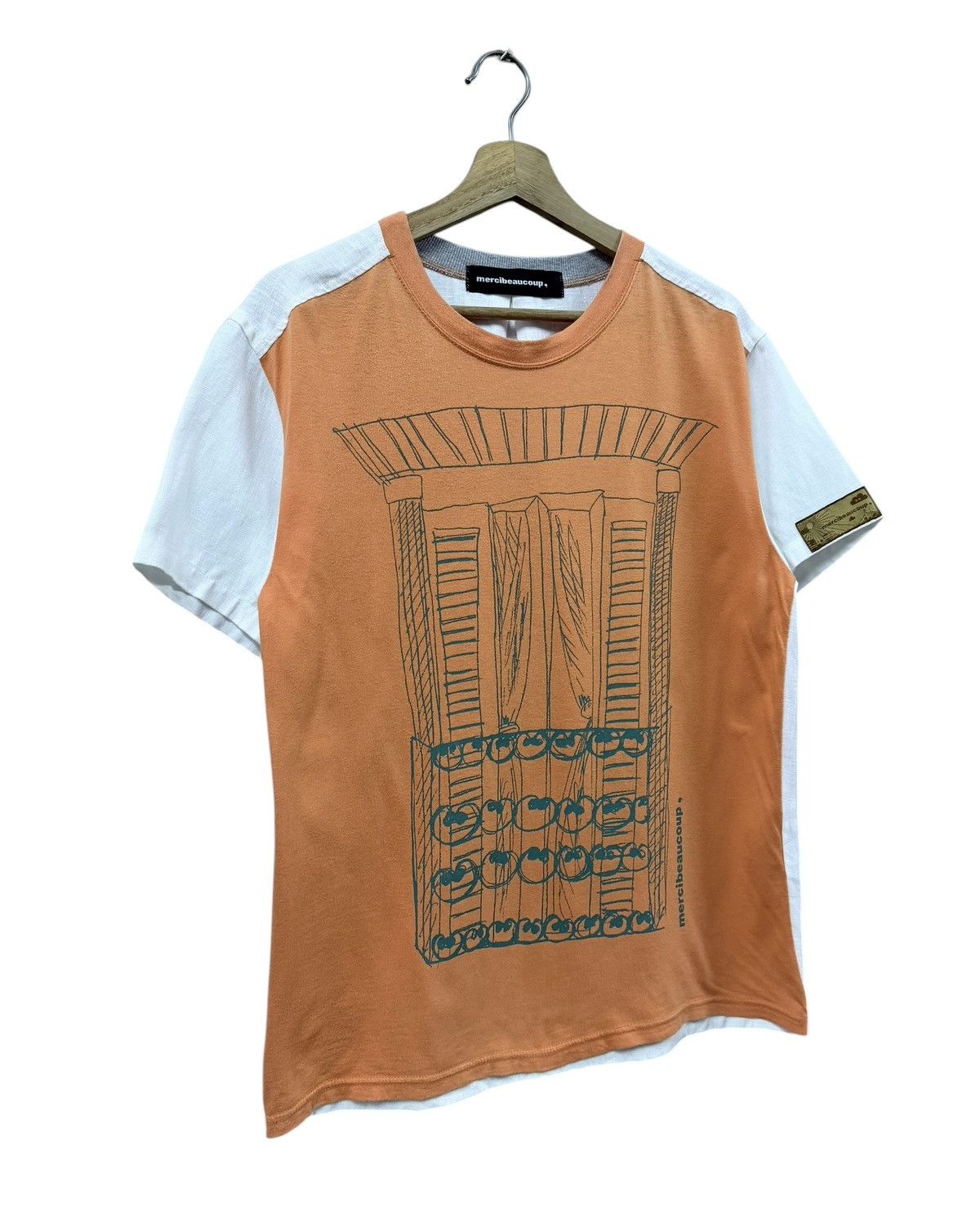 mercibeaucoup Mercibeaucoup,Miyake Design Hybrid Linen Cotton Tee Size US M / EU 48-50 / 2 - 14 Thumbnail