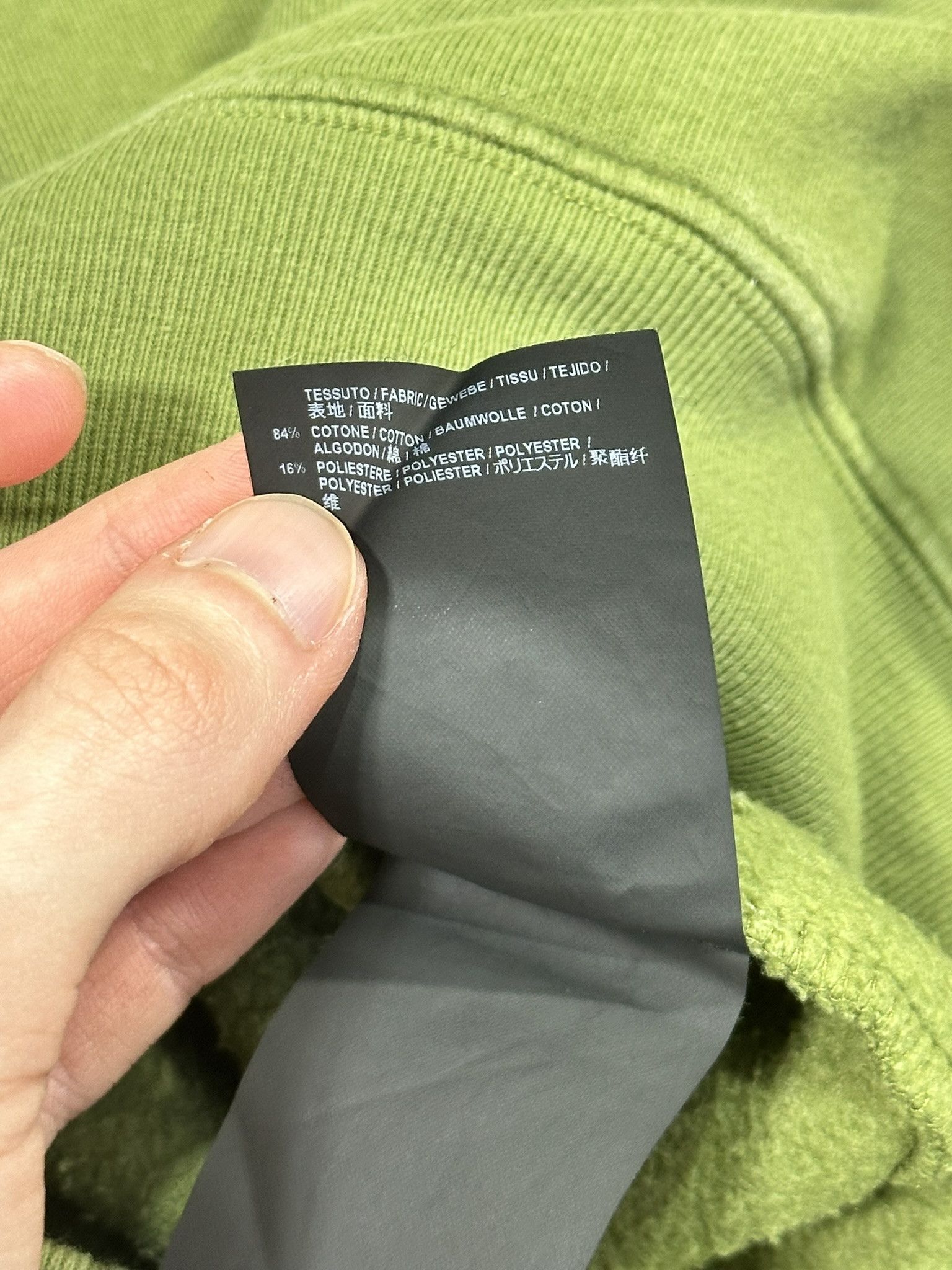 Balenciaga Balenciaga Sweatshirt Back Logo Print Army Green Hoodie Size US M / EU 48-50 / 2 - 10 Thumbnail