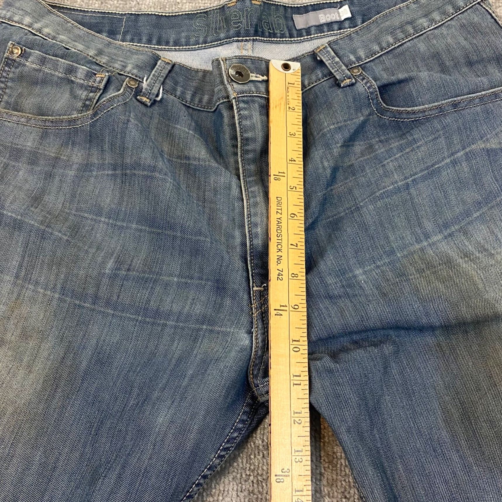 Levi's VINTAGE Levi's SilverTab Jeans Mens 38x31 Bootcut Baggy Loose Denim Cotton 5-Pocket Distressed Y2K Mens Size US 38 / EU 54 - 7 Thumbnail