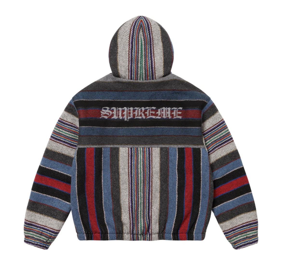 Supreme Supreme Woven striped Hooded Jacket Size US M / EU 48-50 / 2 - 3 Thumbnail