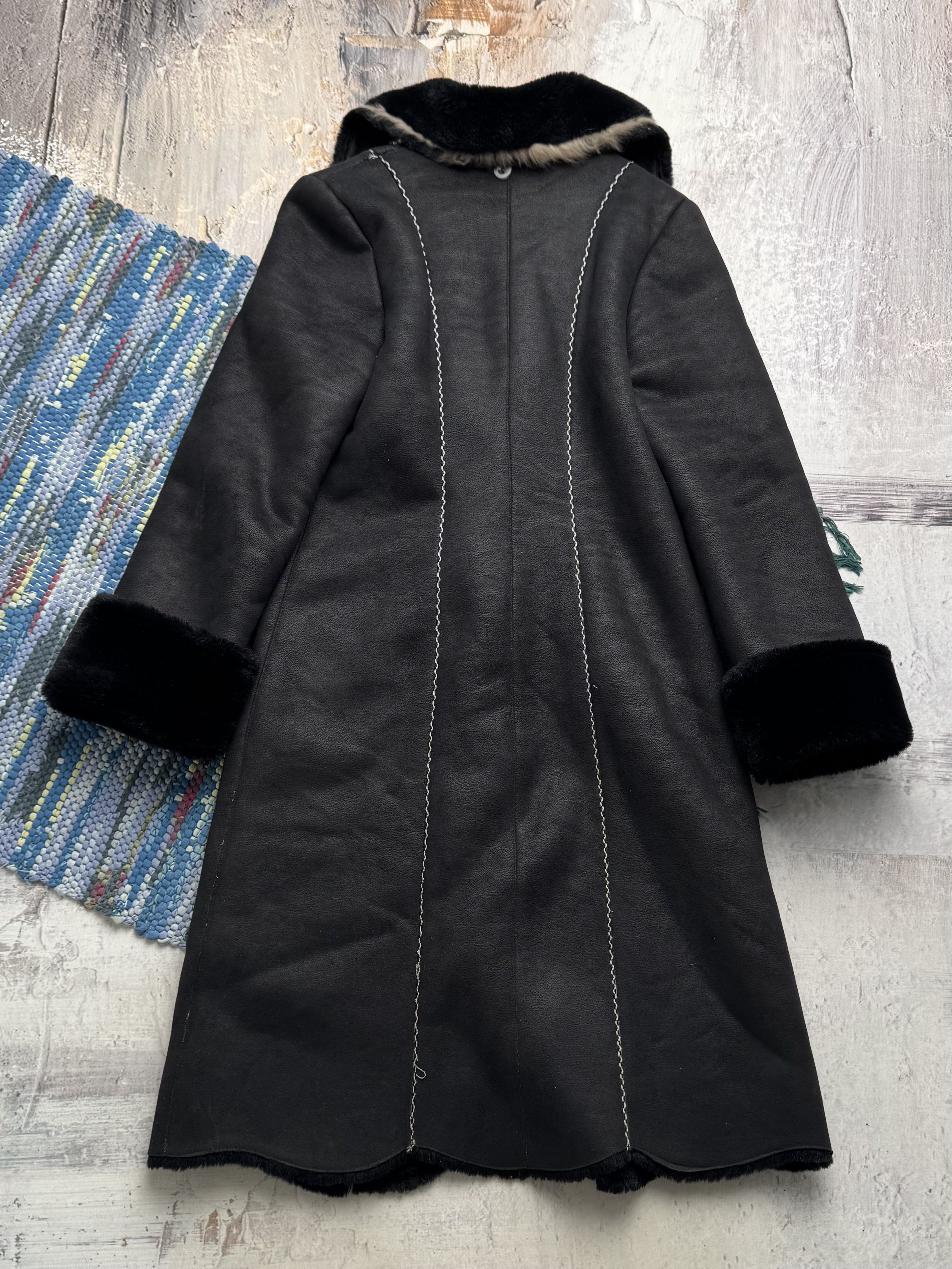 Vintage Vintage Faux Sheepskin Coat A8(V1)D15 Size S / US 4 / IT 40 - 7 Thumbnail