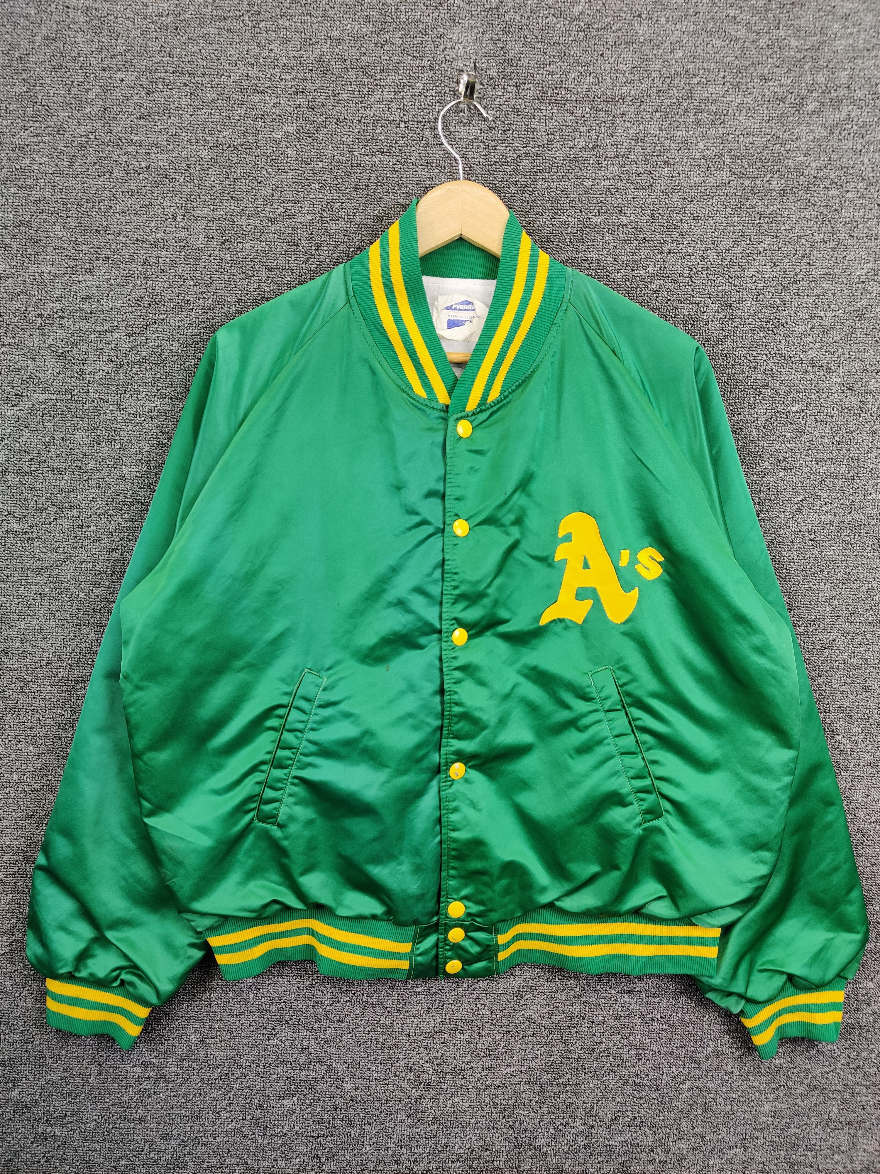 Vintage 80s Oakland Baseball MLB VarsityJacket