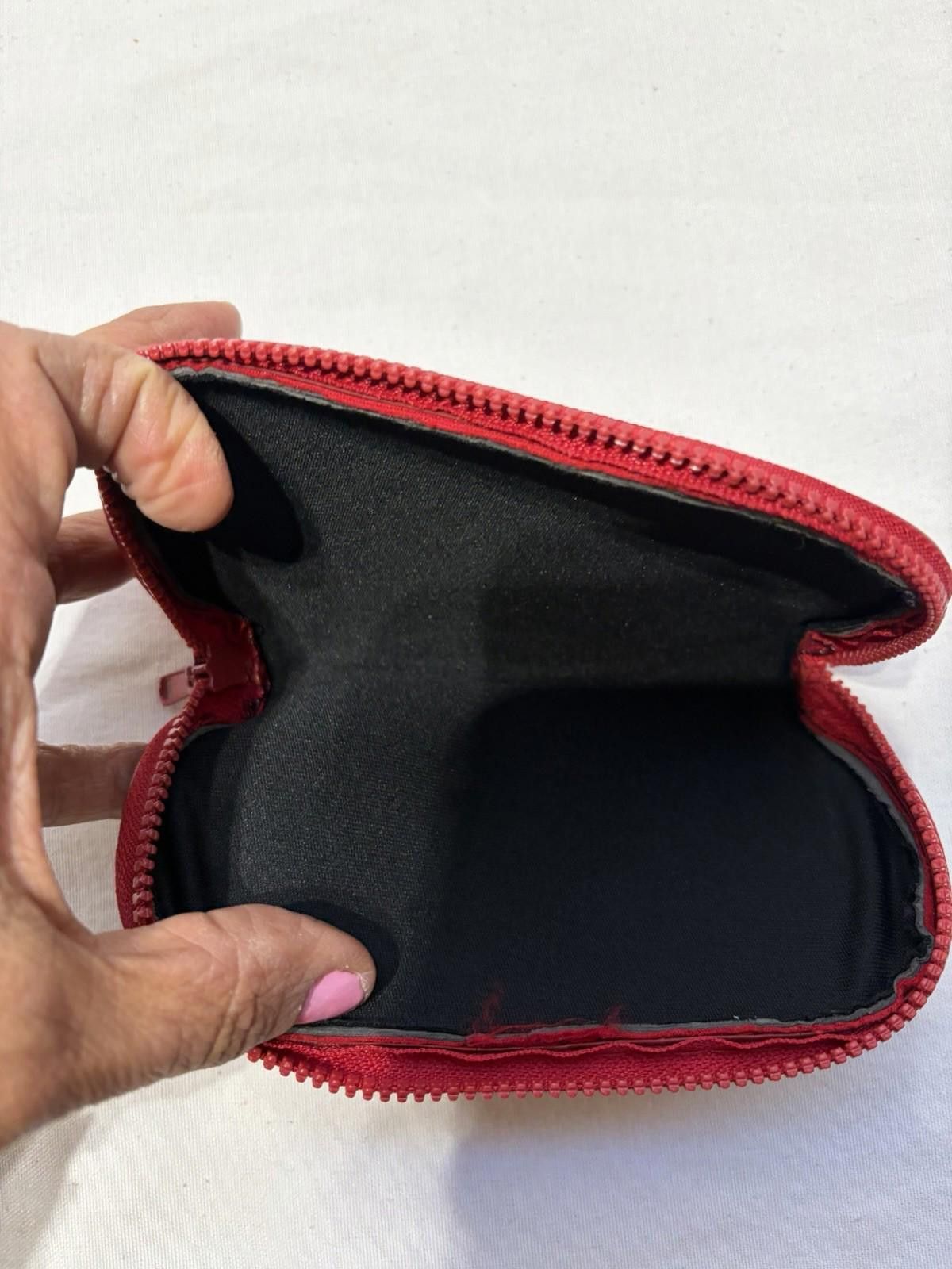 Ellesse Elle Eyeglasses Case Semi Hard Shell Red Bag Pouch Size ONE SIZE - 3 Thumbnail