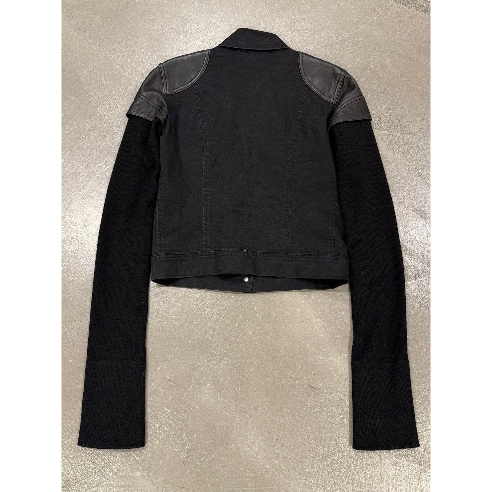plein sud 2000s Plein Sud hybrid biker jacket with leather shoulders Size US L / EU 52-54 / 3 - 2 Thumbnail