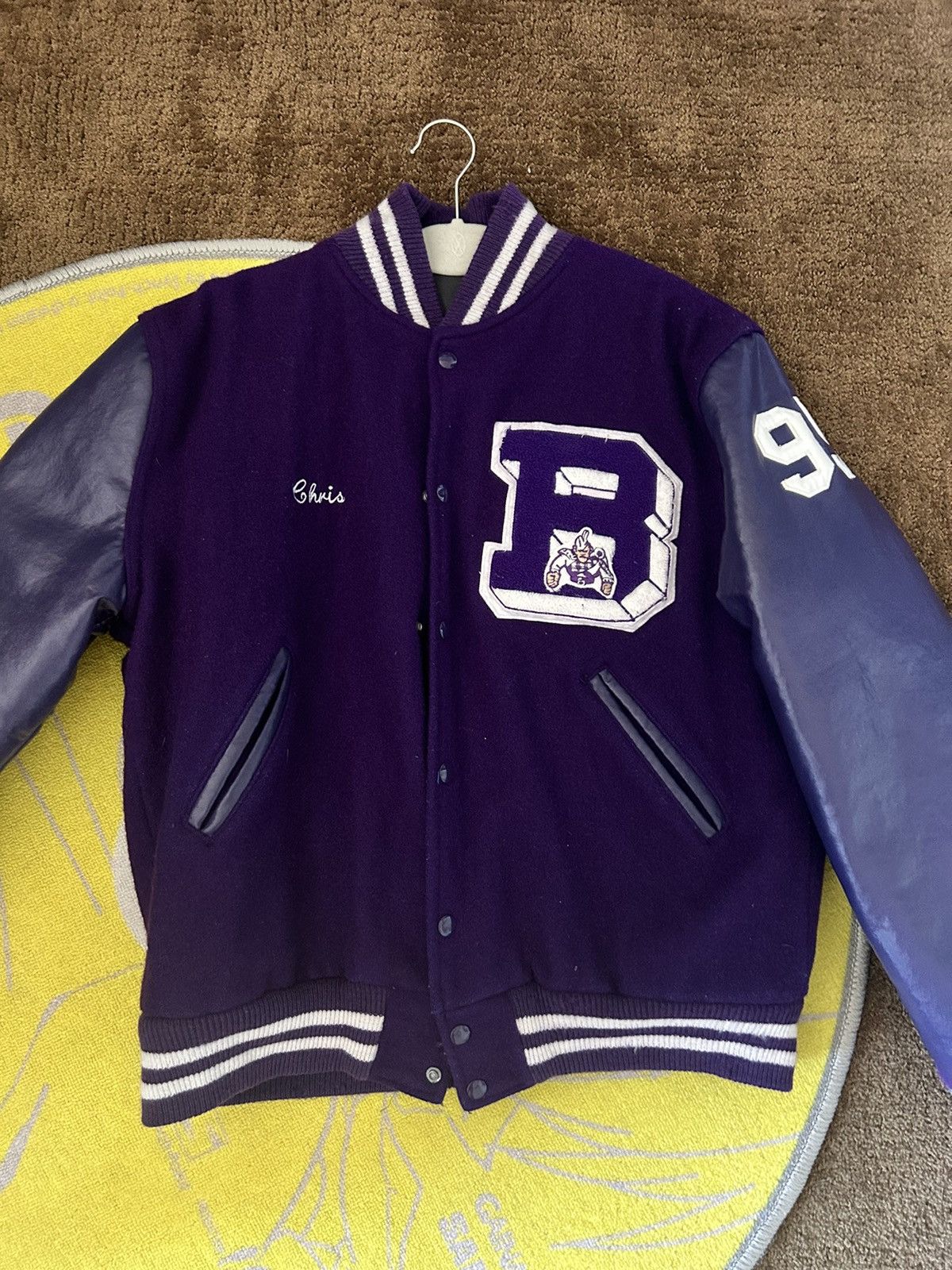 Vintage vintage varsity jacket Size US L / EU 52-54 / 3 - 1 Thumbnail