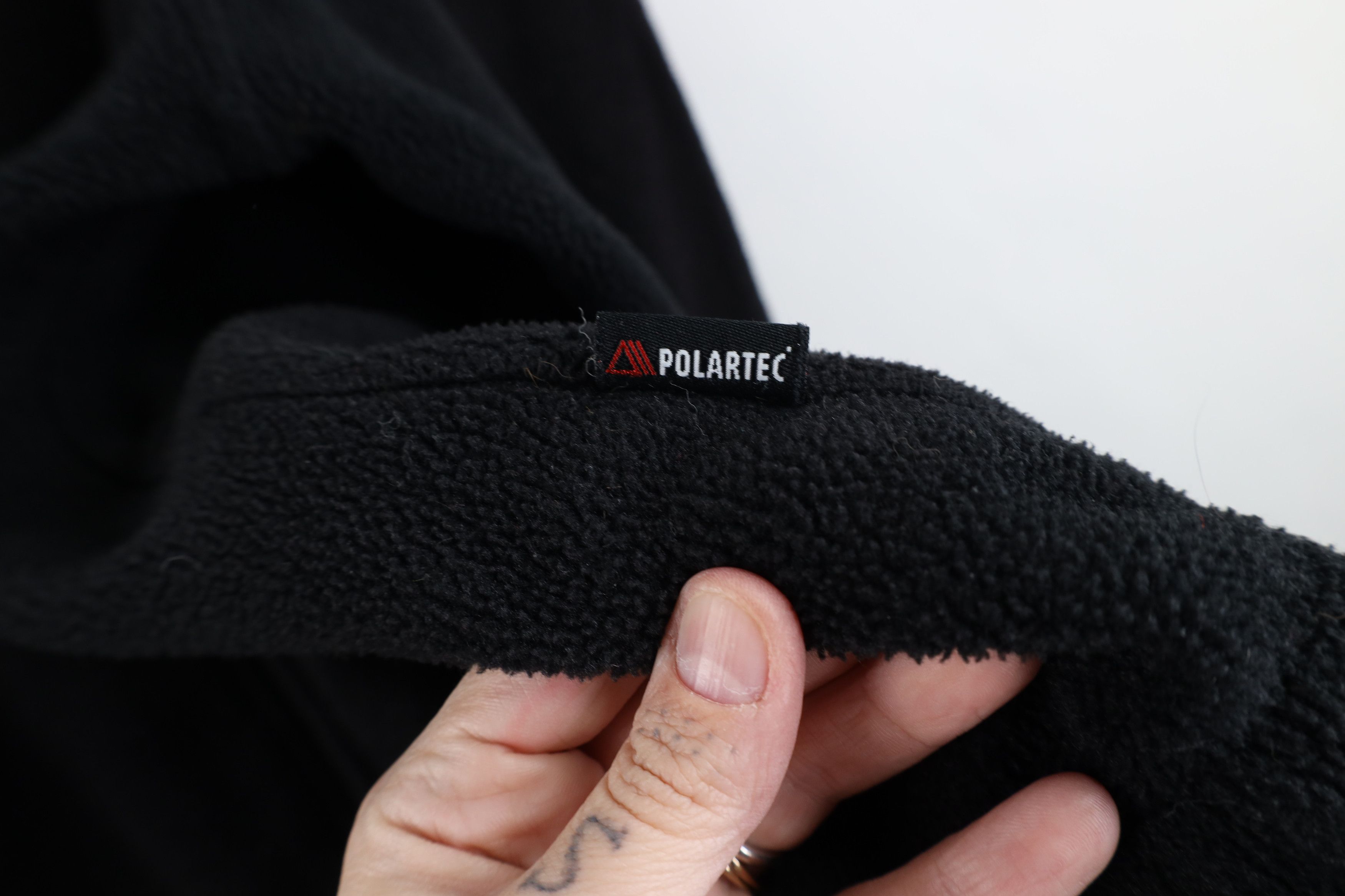 Ralph Lauren × Vintage Vintage 90s Ralph Lauren Polartec Fleece Bomber Jacket Black Size US S / EU 44-46 / 1 - 11 Thumbnail