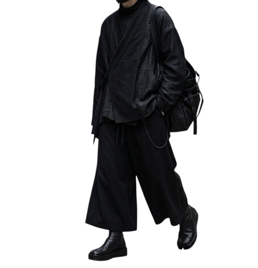 Yohji Yamamoto Yohji yamamoto wide pants style Size US 32 / EU 48 - 6 Thumbnail